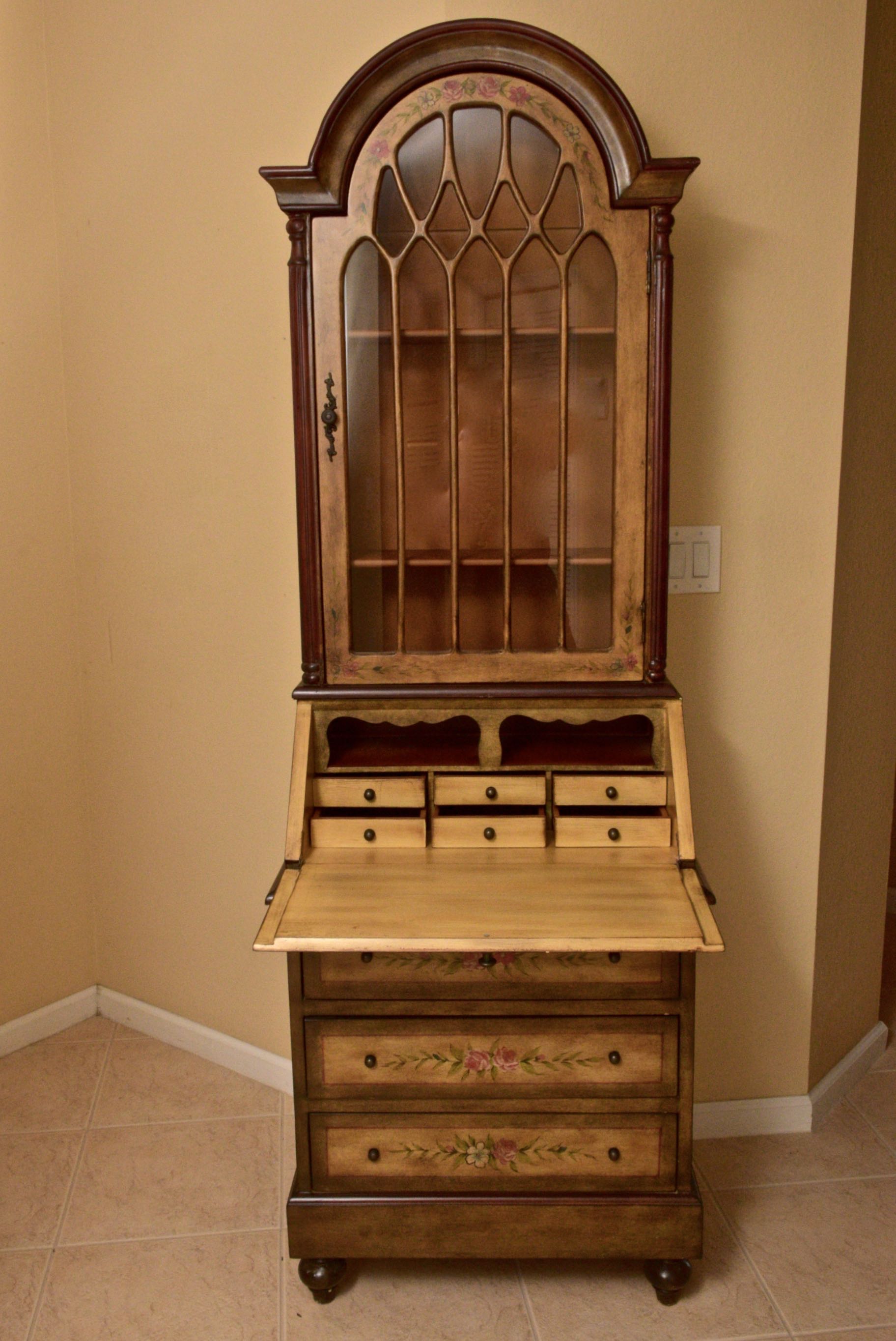 Small Secretary Desk with Hutch EBTH