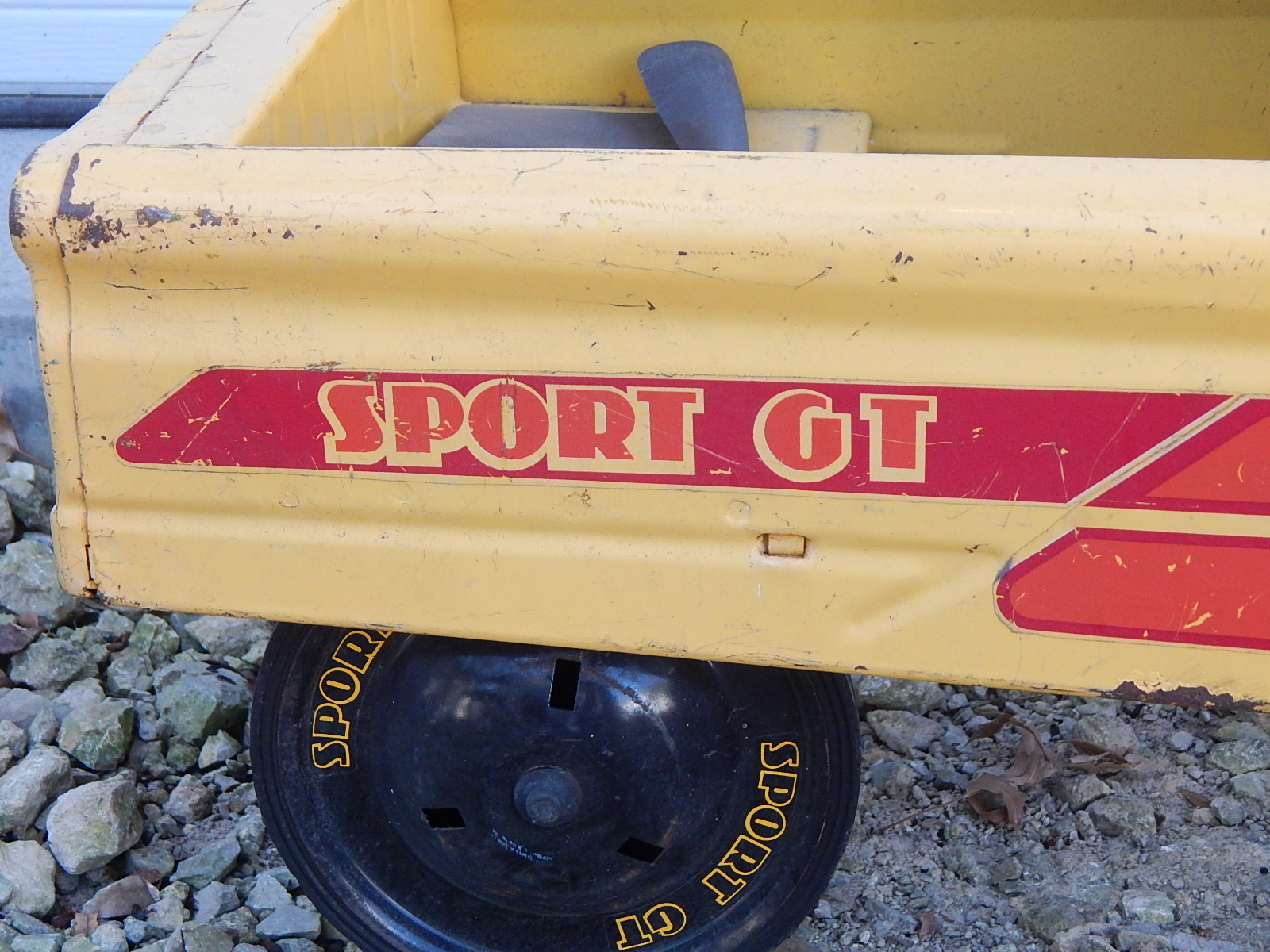 Vintage 1960's Sport GT Yellow Pedal Car | EBTH