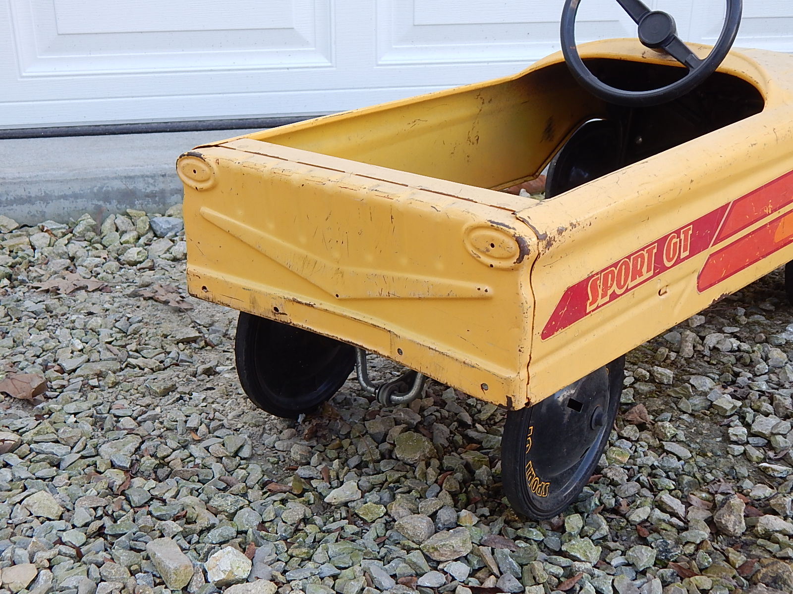 Vintage 1960's Sport GT Yellow Pedal Car | EBTH