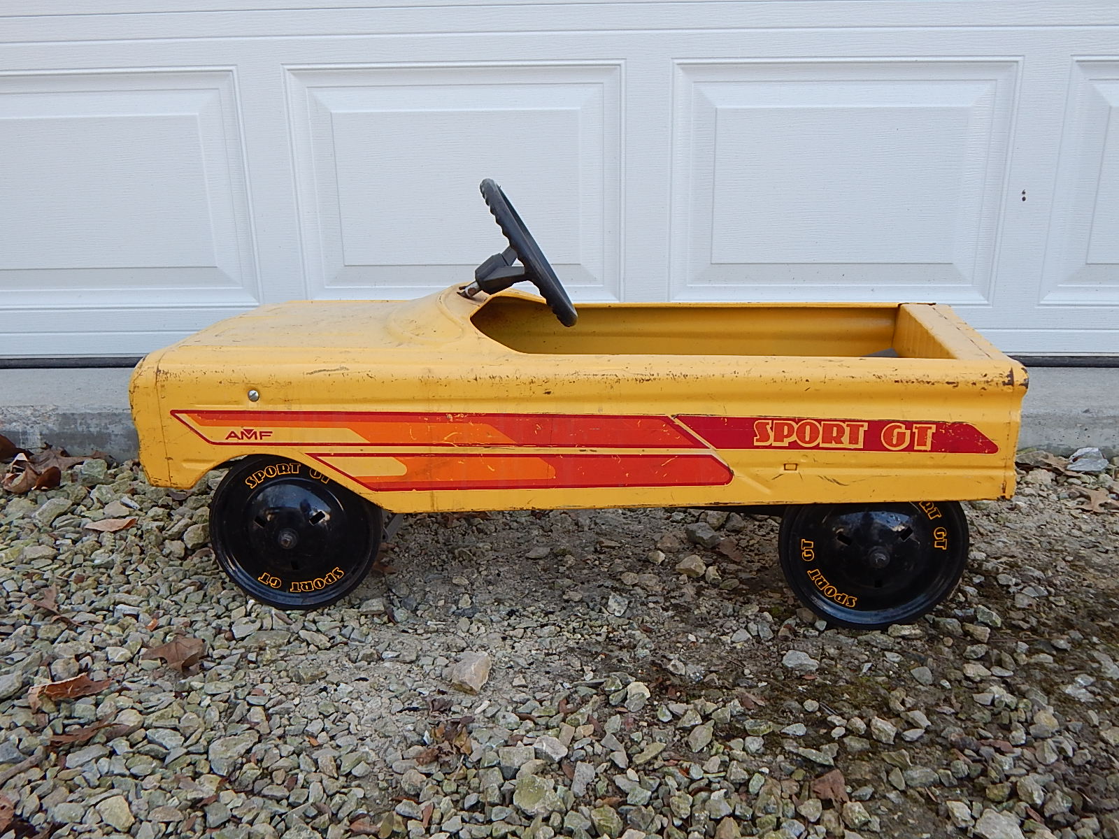 Vintage 1960's Sport GT Yellow Pedal Car | EBTH