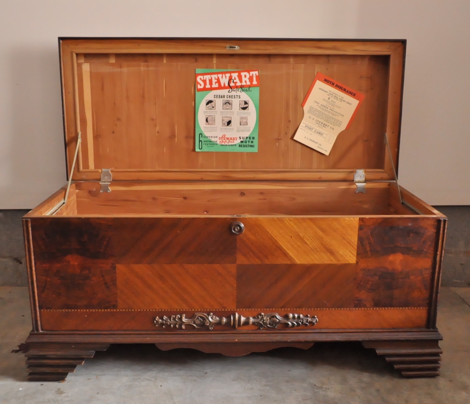 Vintage Stewart Safe Seal Cedar Chest EBTH