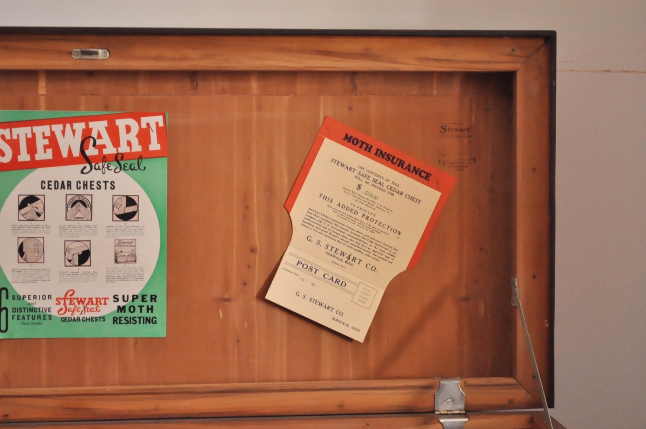 Vintage Stewart Safe Seal Cedar Chest EBTH