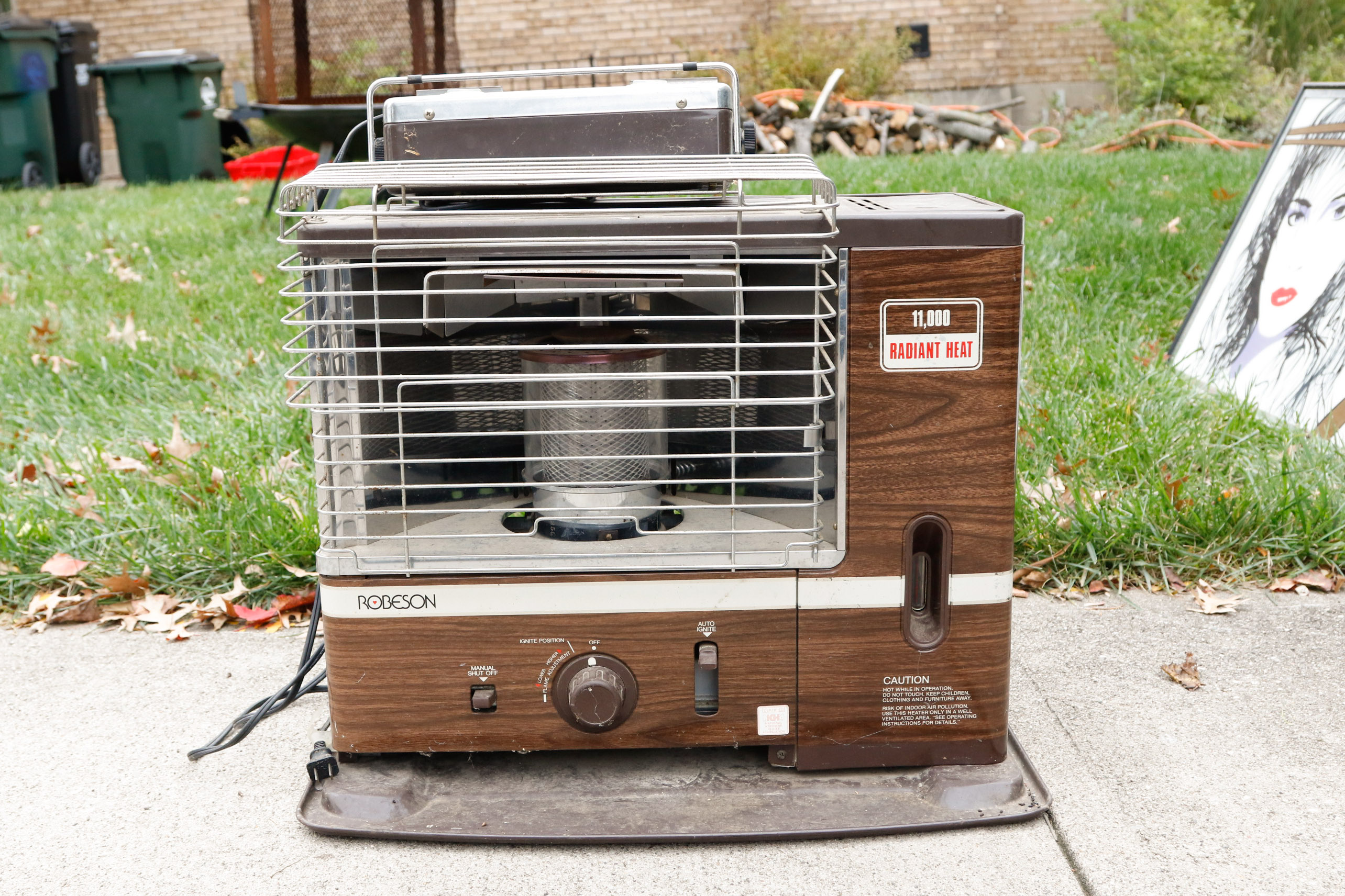 Triad of Vintage Kerosene Heaters By Robeson and DynaGlo EBTH
