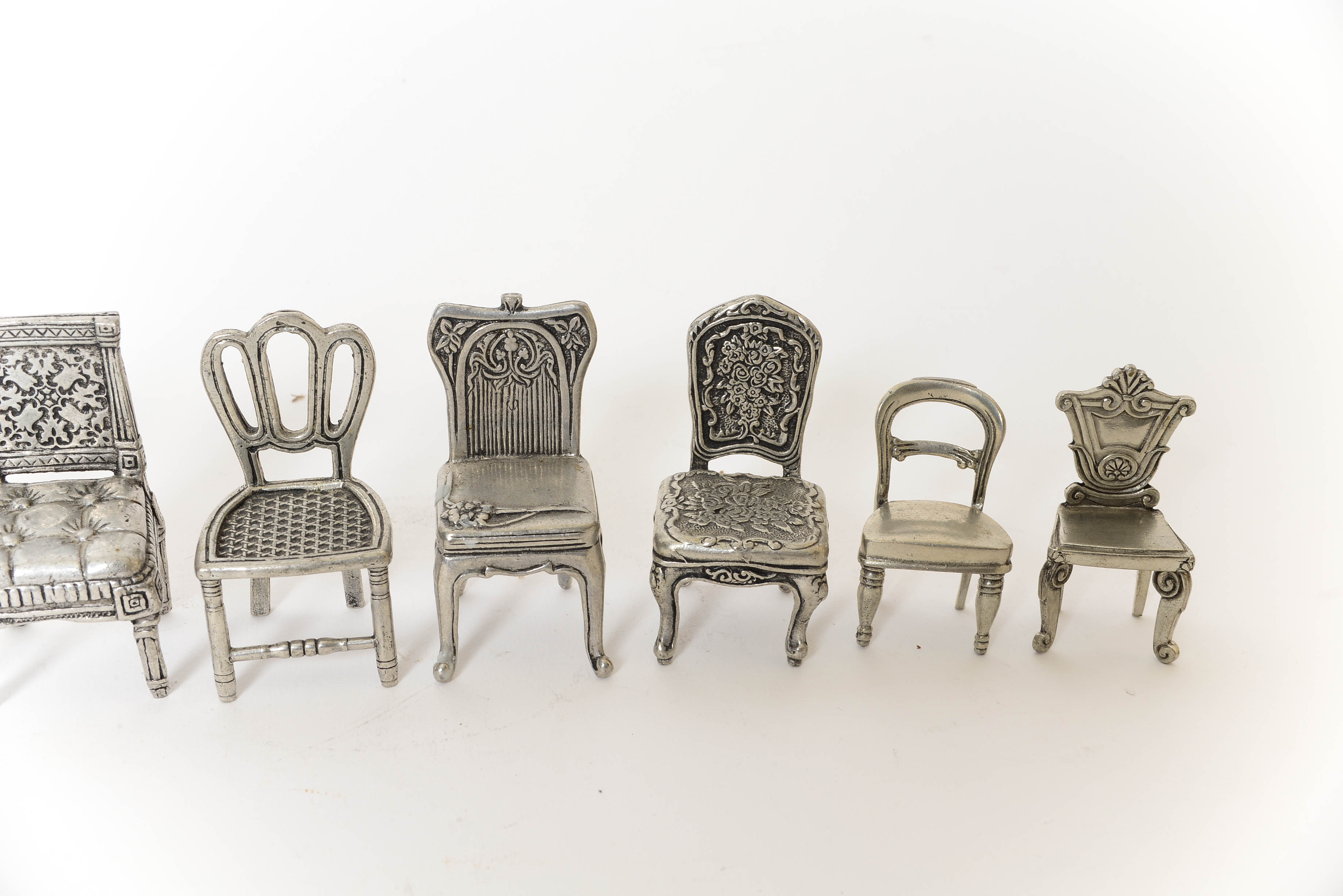 Pewter Chair Place Card Holders EBTH