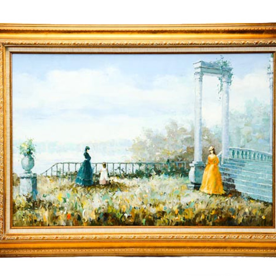Oil Painting By Henri Dupre Ebth