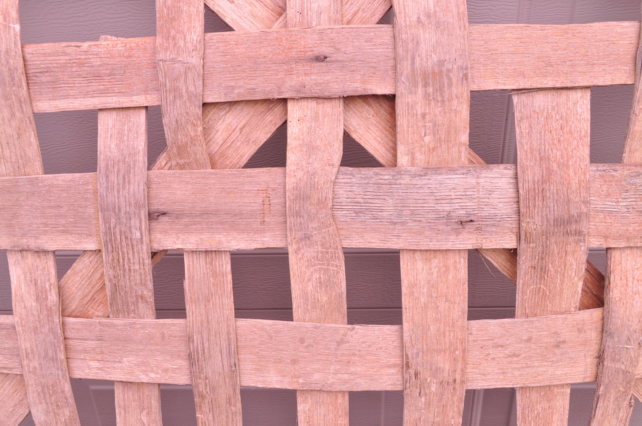 Square Vintage Tobacco Basket EBTH