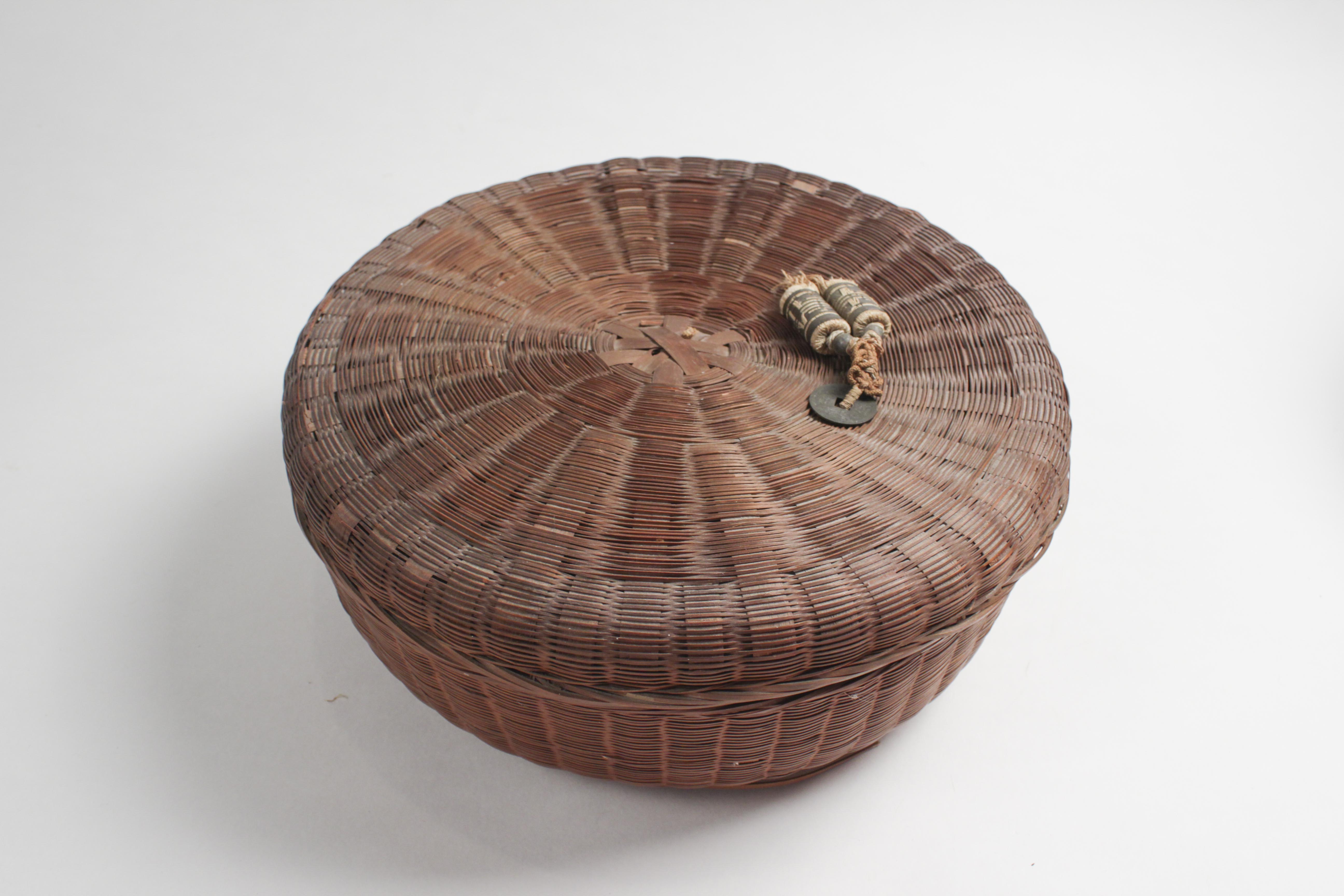 Six Various Antique Chinese Sewing Baskets EBTH