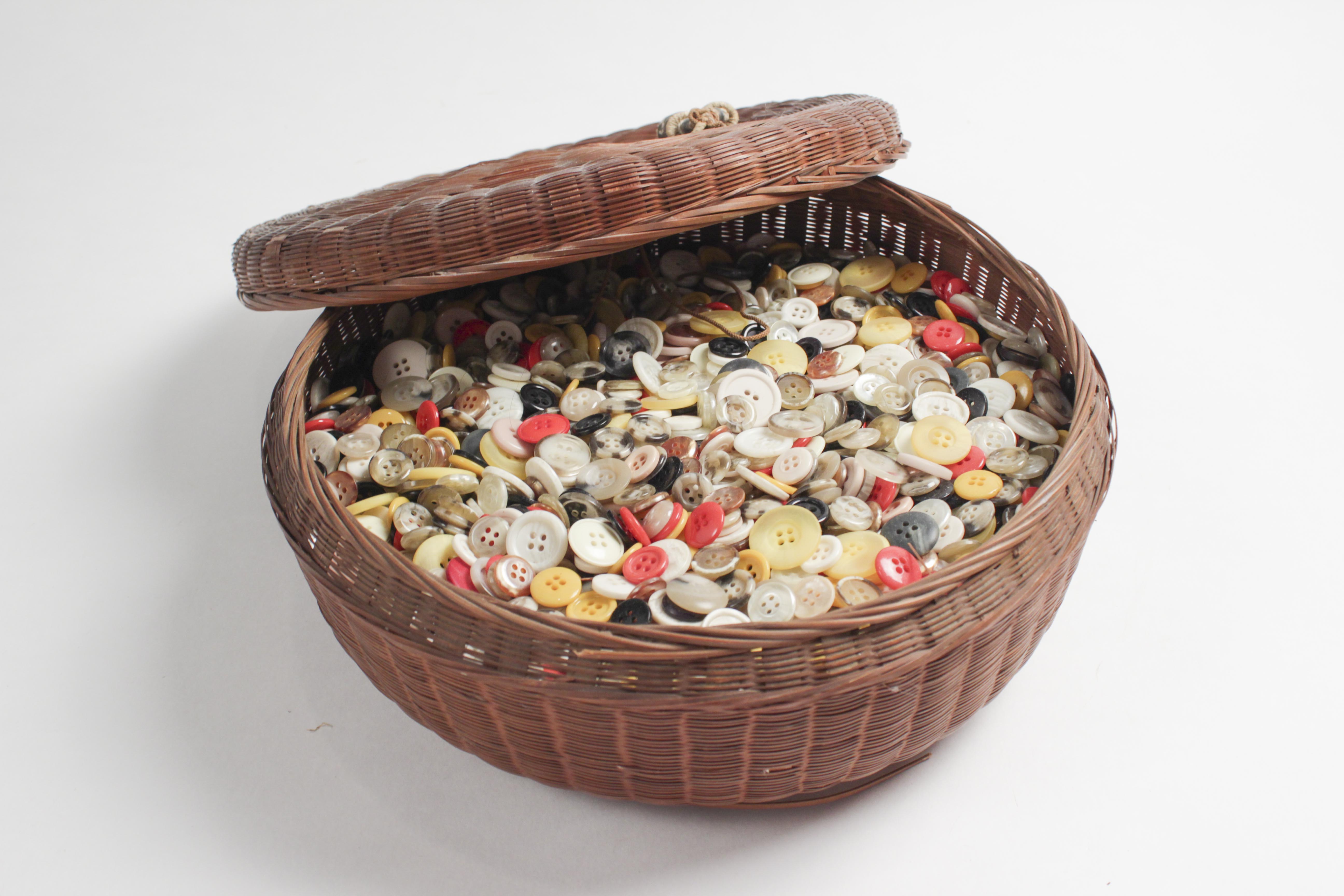 Six Various Antique Chinese Sewing Baskets EBTH