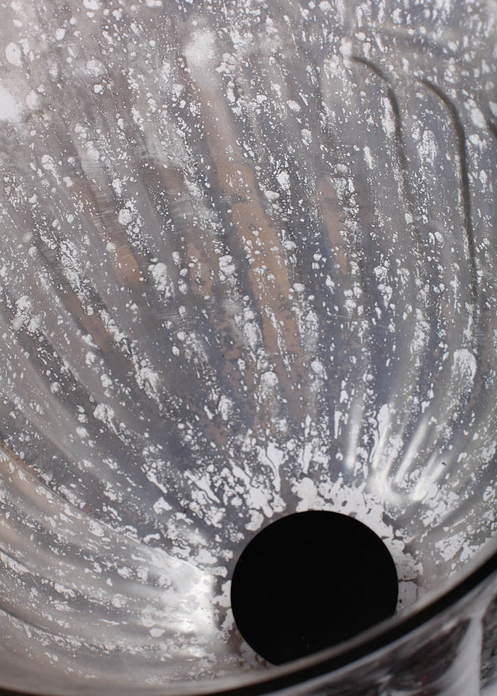 Large Mercury Glass Pedestal Vases EBTH