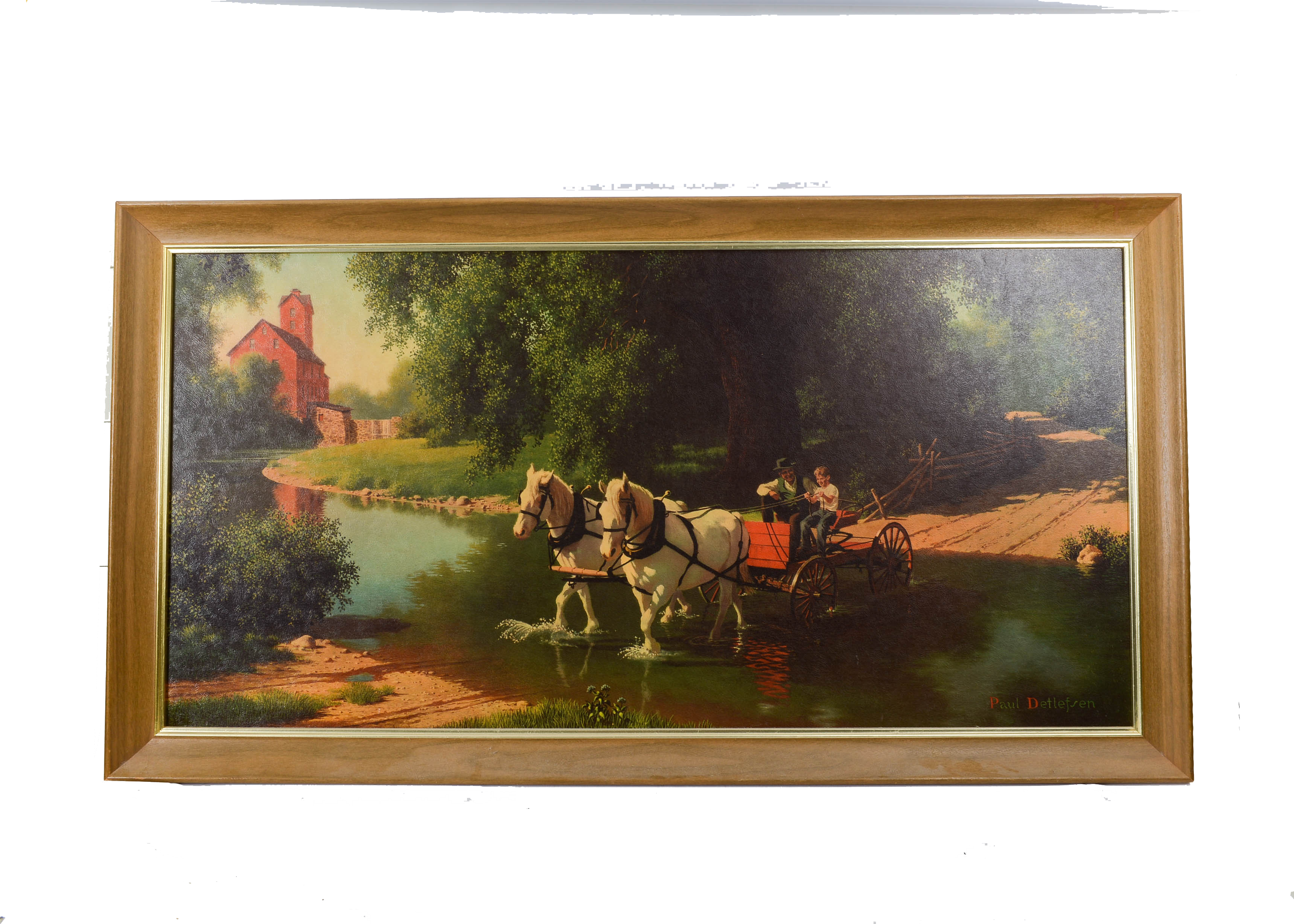 Paul Detlefsen Textured Print The Big Moment Ebth