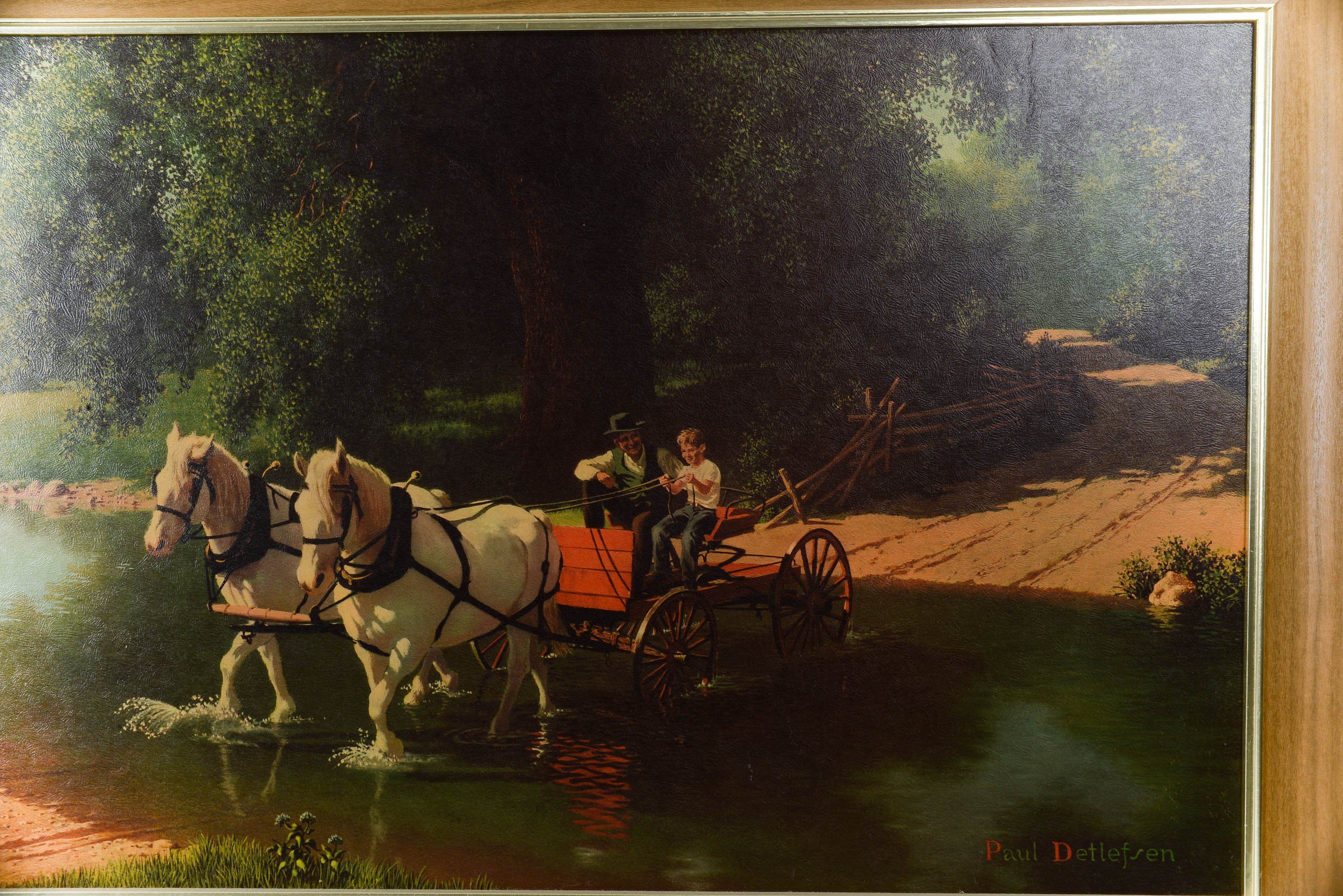 Paul Detlefsen Textured Print "The Big Moment" EBTH