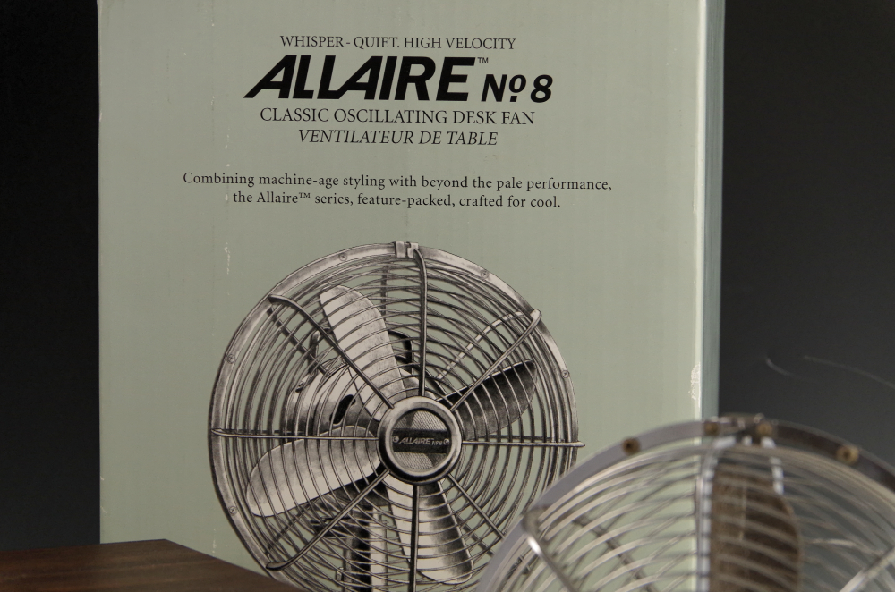 Restoration 'Allaire No. 8' Oscillating Fan and Magnavox Radio EBTH
