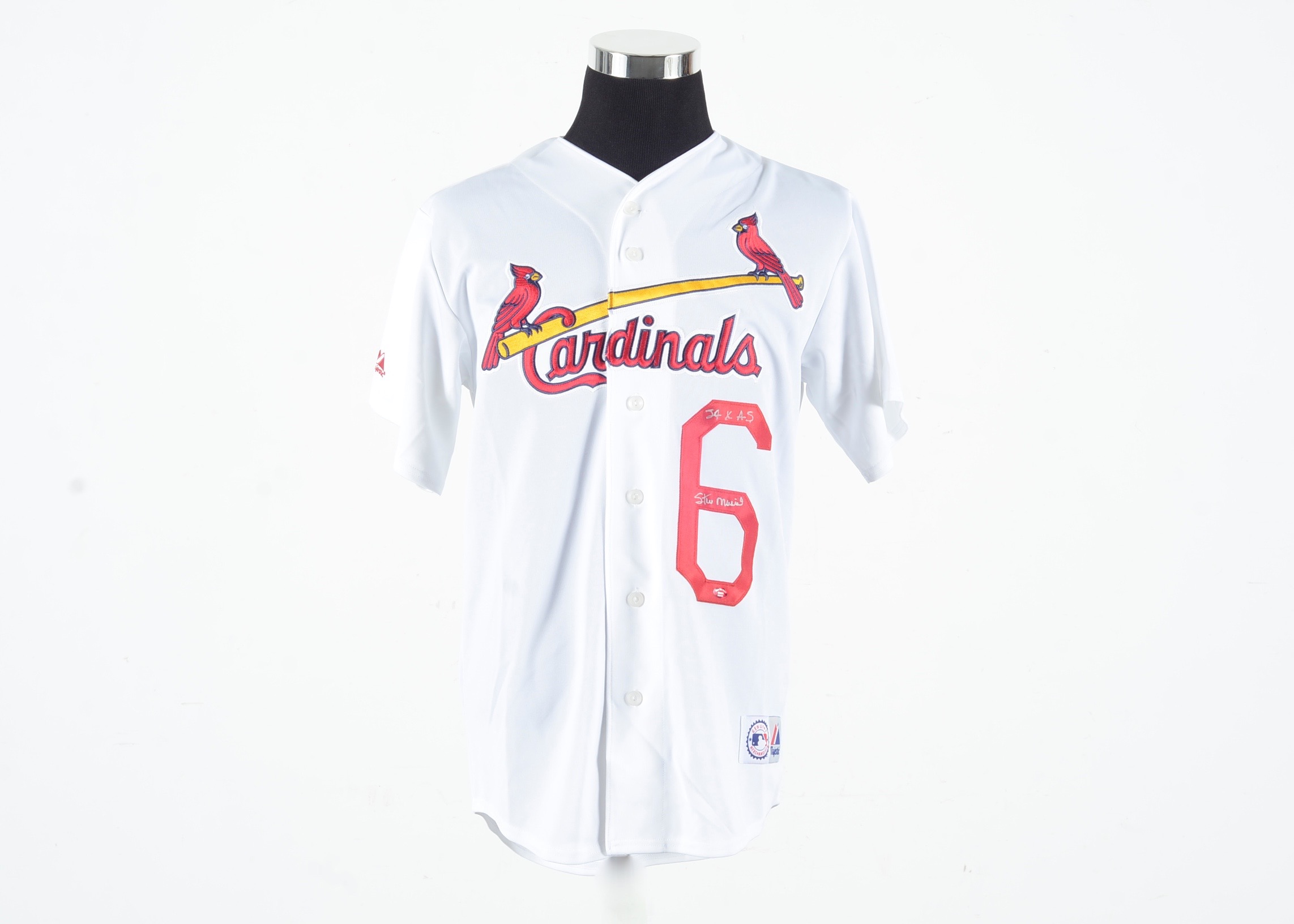 stan musial autographed jersey