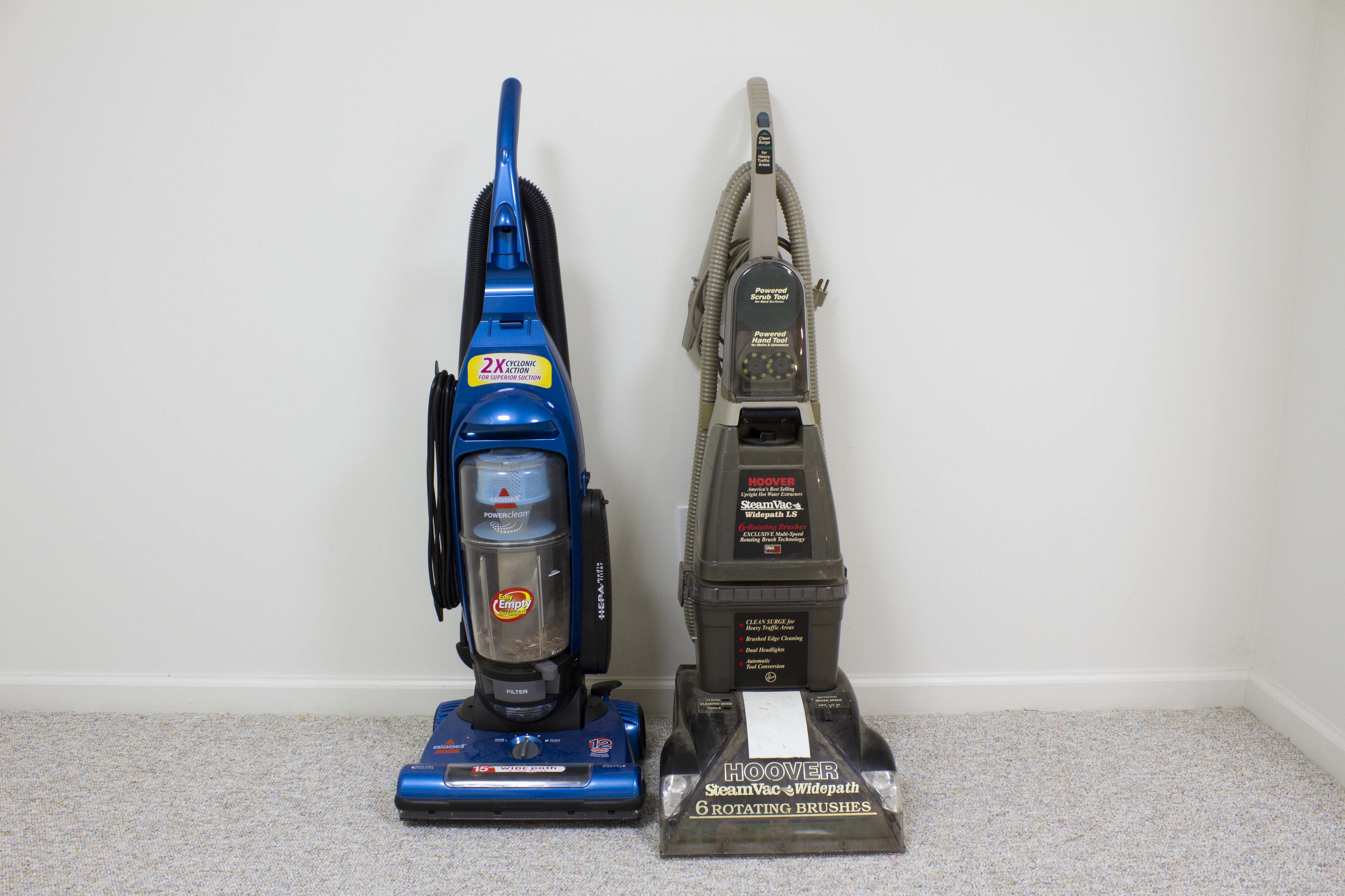 Bissell Power Clean and Hoover Steam Vac EBTH