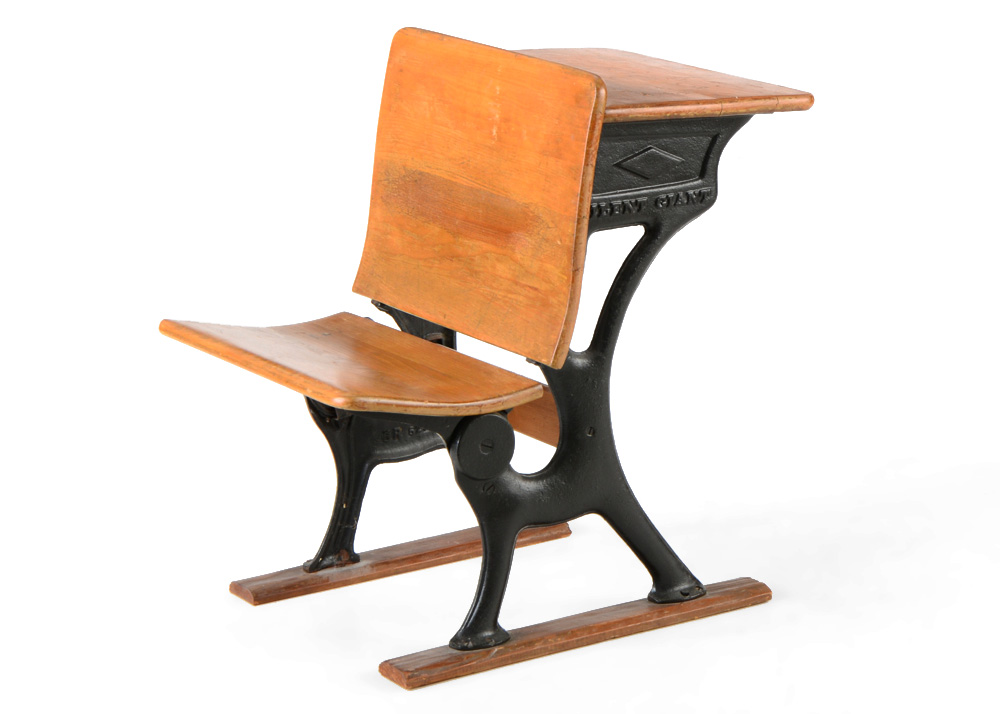 Vintage Silent Giant School Desk Ebth