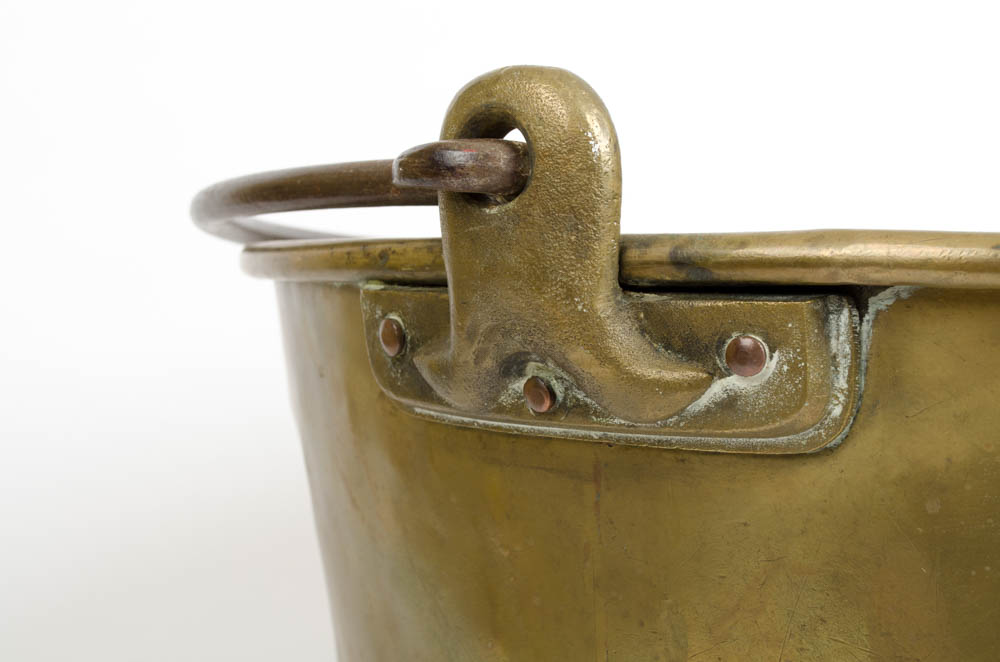 Large Brass Bucket EBTH
