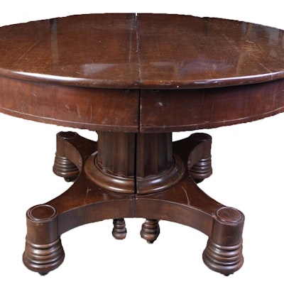 Online Furniture Auctions Vintage Furniture Auction Antique Vintage Mahogany Extendable Dining Table - Online Furniture Auctions Vintage Furniture Auction Antique