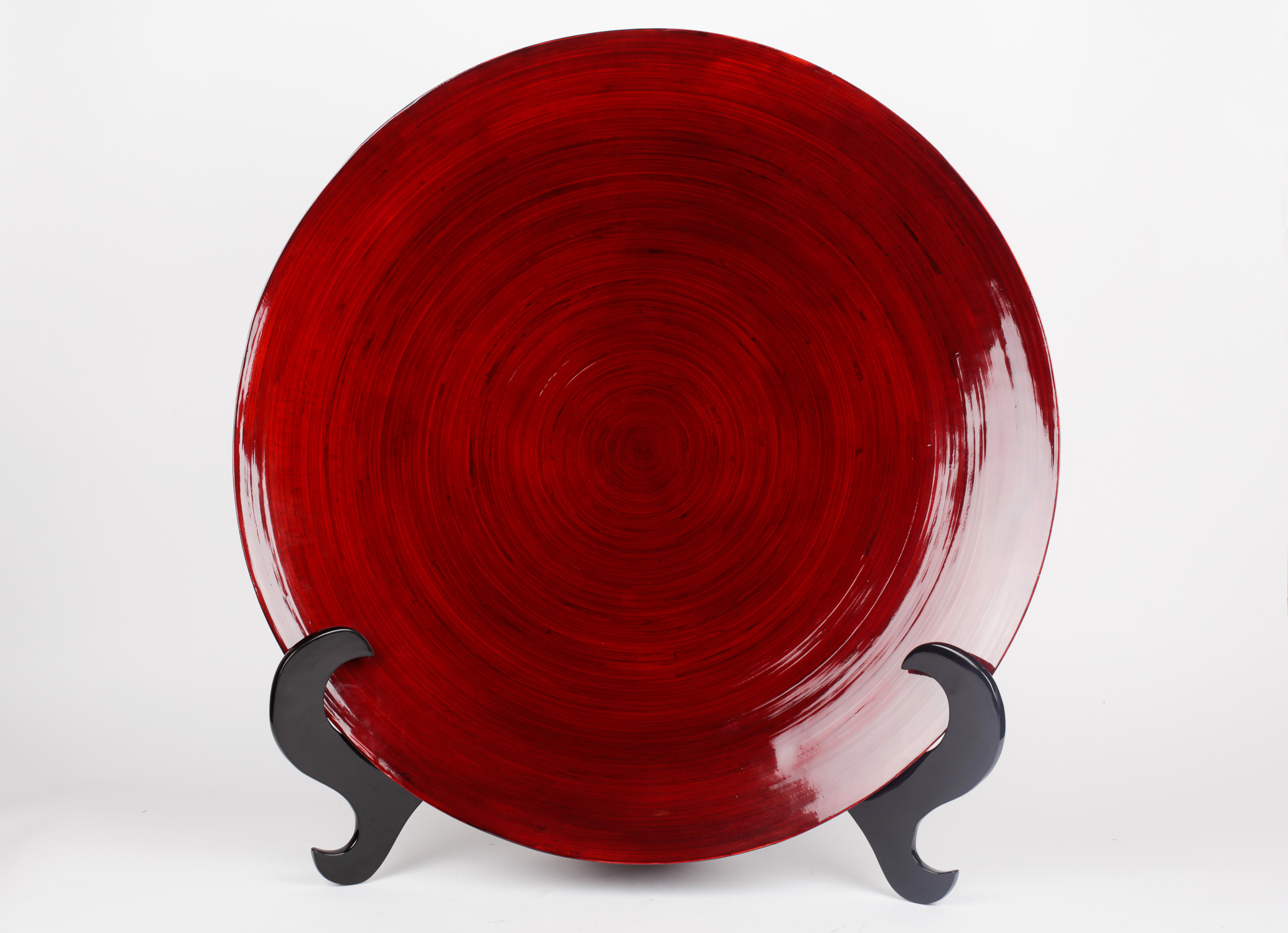 Large Decorative Plate And Stand Ebth