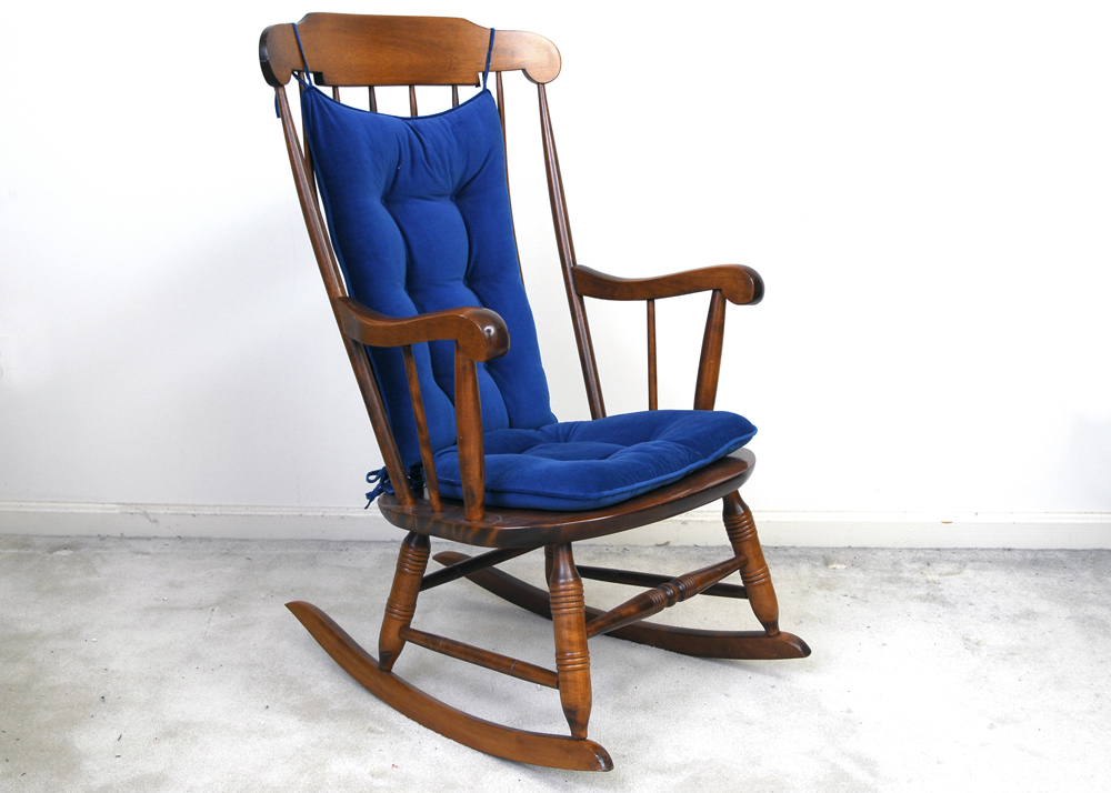 Nichols & Stone Co. Wooden Rocking Chair EBTH