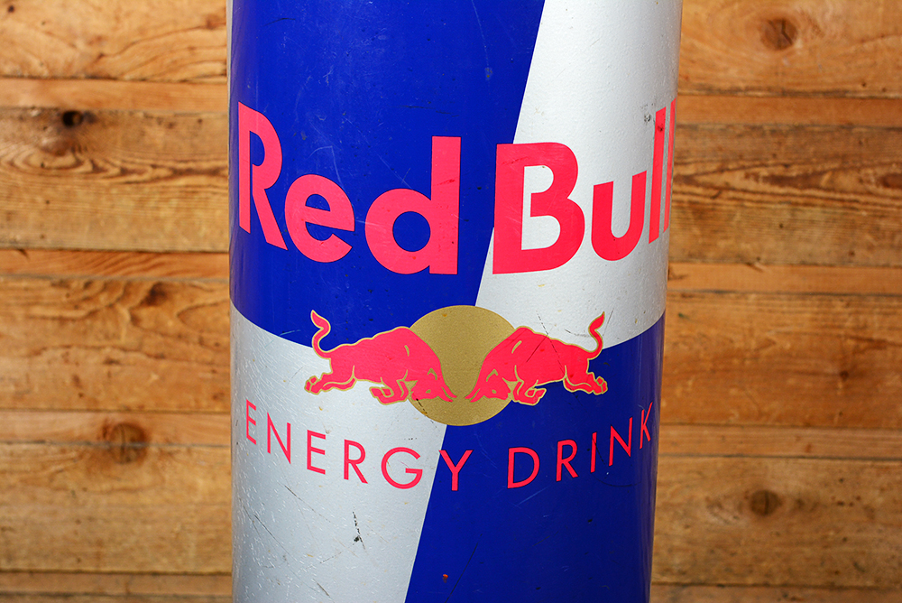 Round Red Bull Bar Table and Stools EBTH