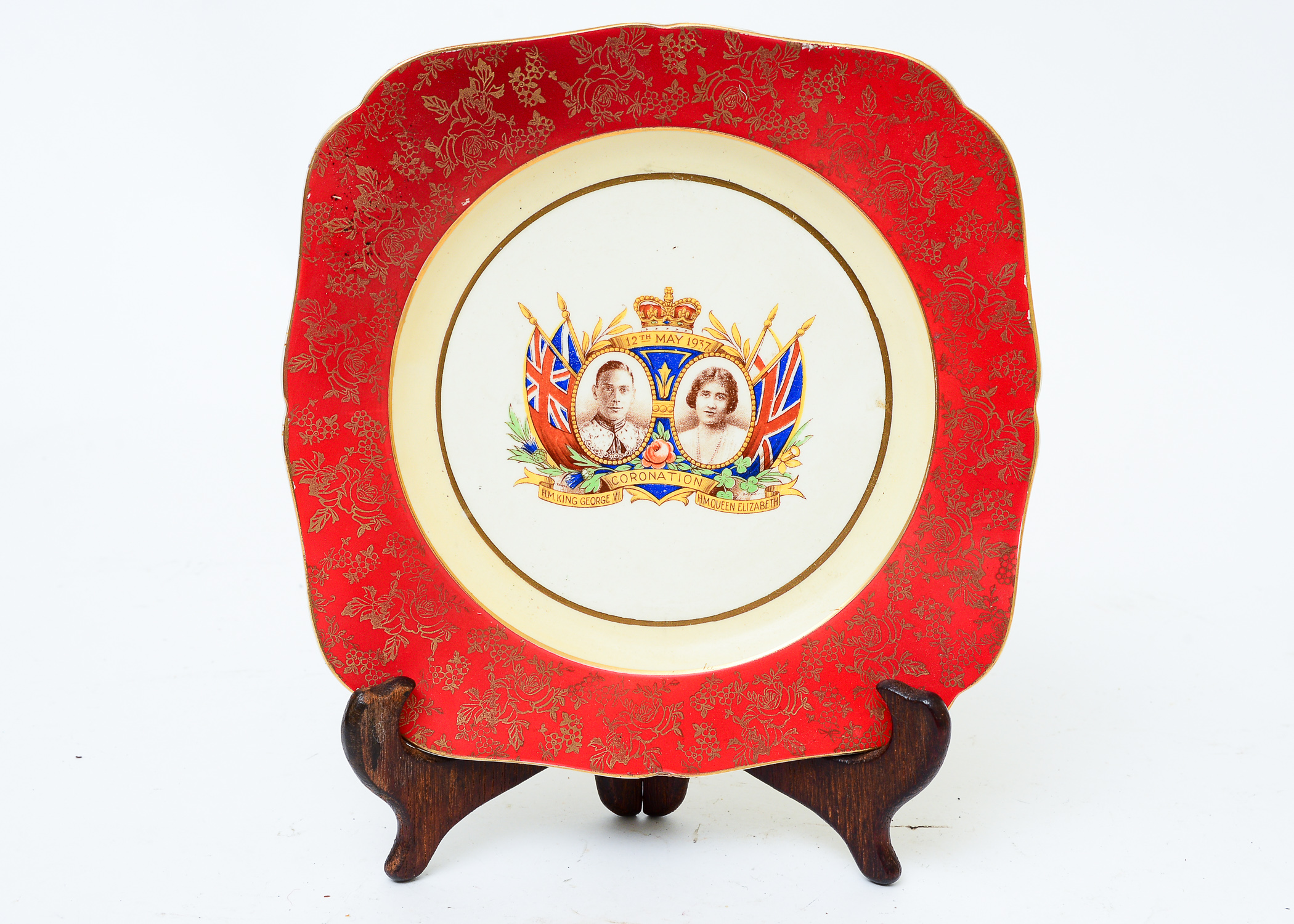 1937 King George VI and Queen Elizabeth Coronation Tableware | EBTH