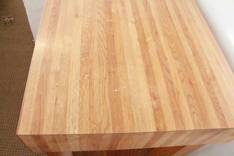 Butcher Block Veneer Island EBTH