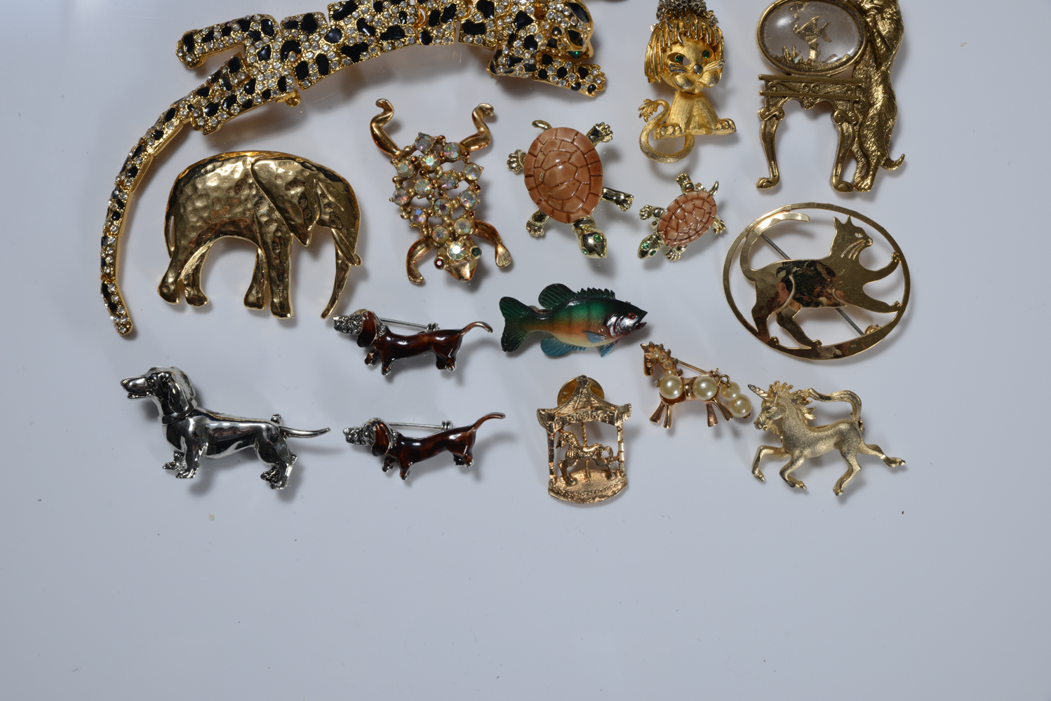 Collection of Animal Brooches and Pins EBTH