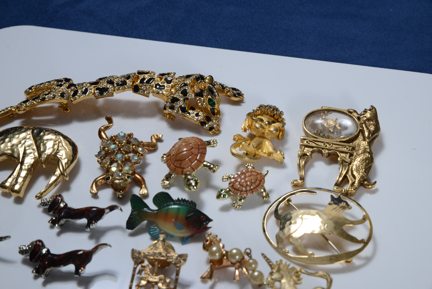 Collection of Animal Brooches and Pins EBTH