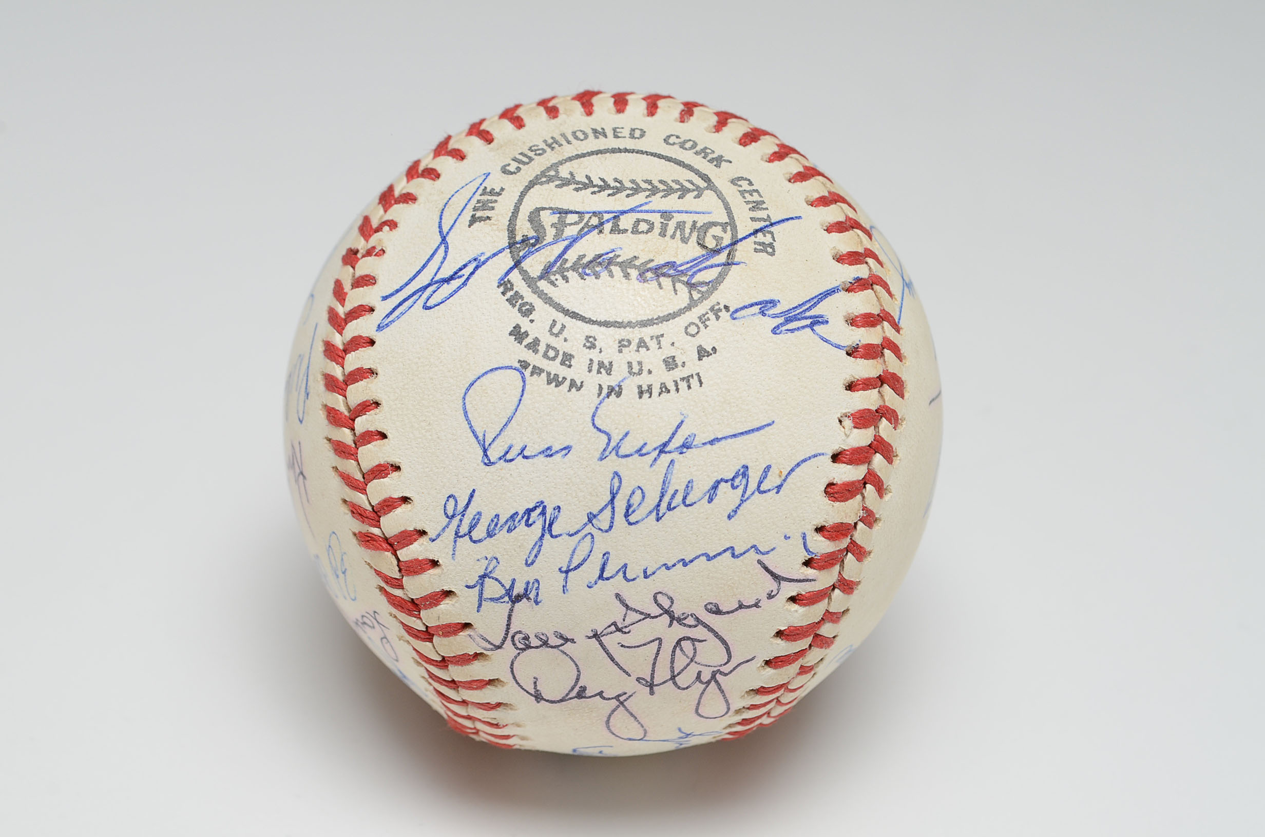 1976-reds-team-signed-baseball-ebth