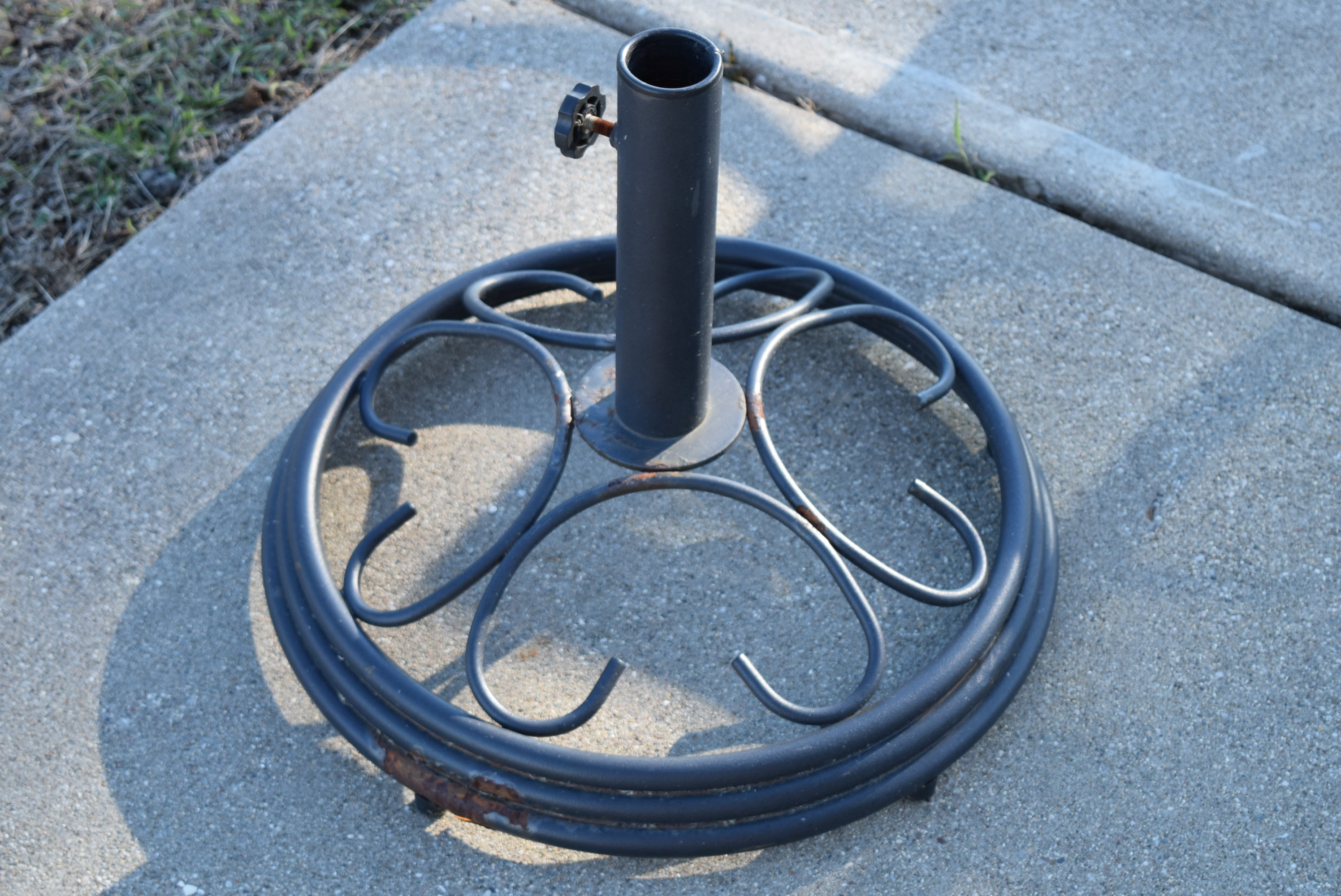 Wrought Iron Umbrella Stand EBTH