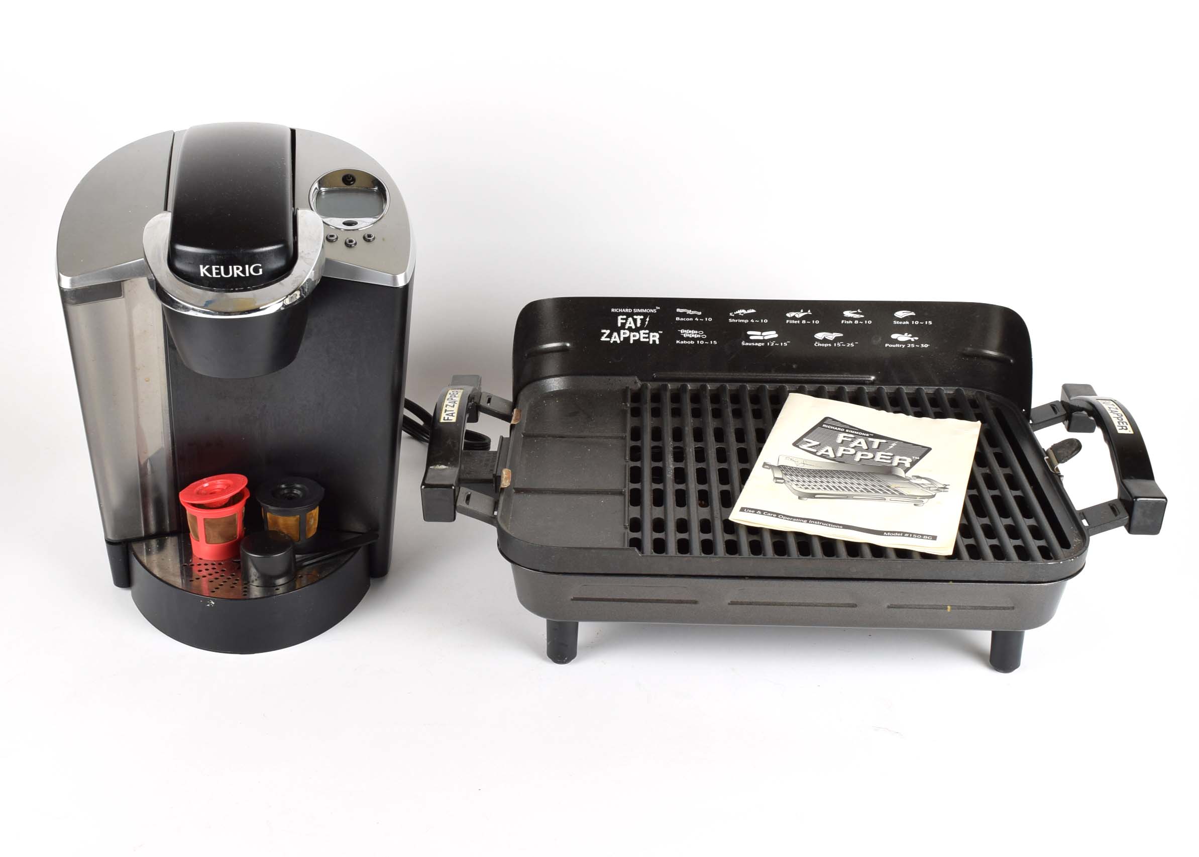 Keurig Single Cup Coffee Maker B60 and Fat Zapper Grill 150BG EBTH