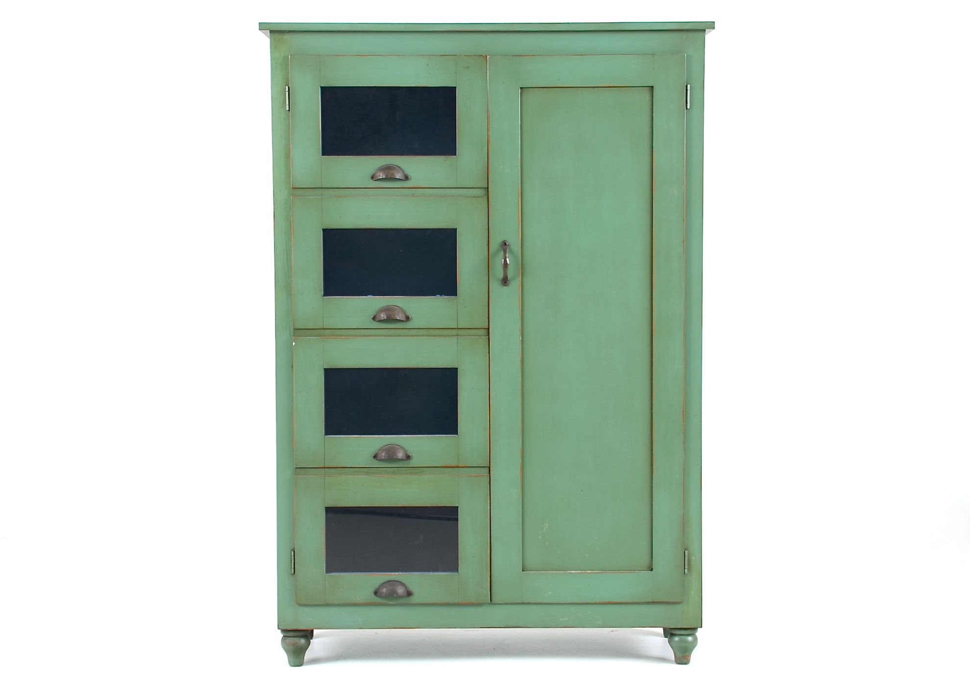 Country Style Green Cabinet | EBTH