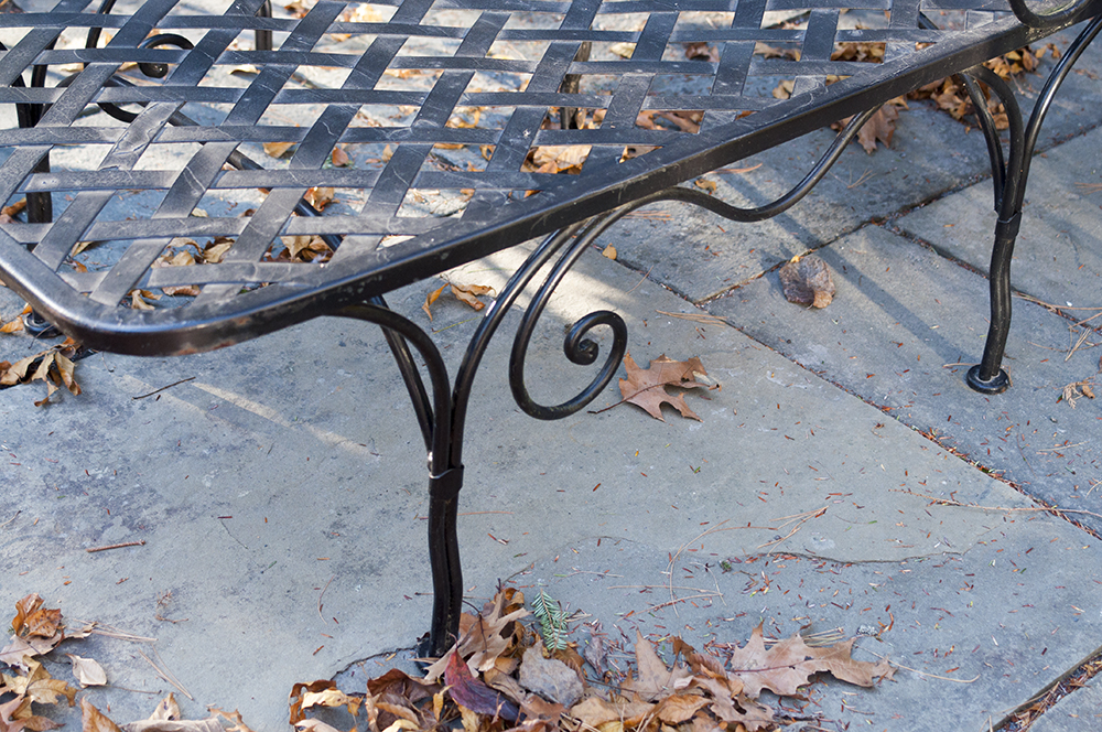 Wrought Iron Chaise Lounge EBTH