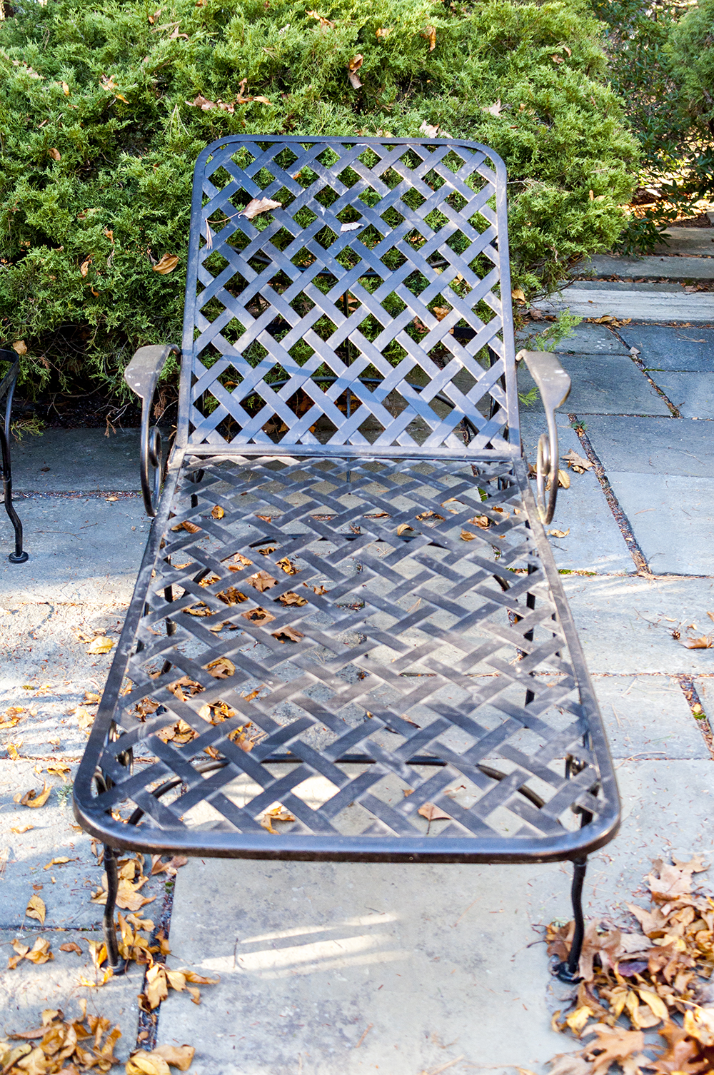 Wrought Iron Chaise Lounge EBTH