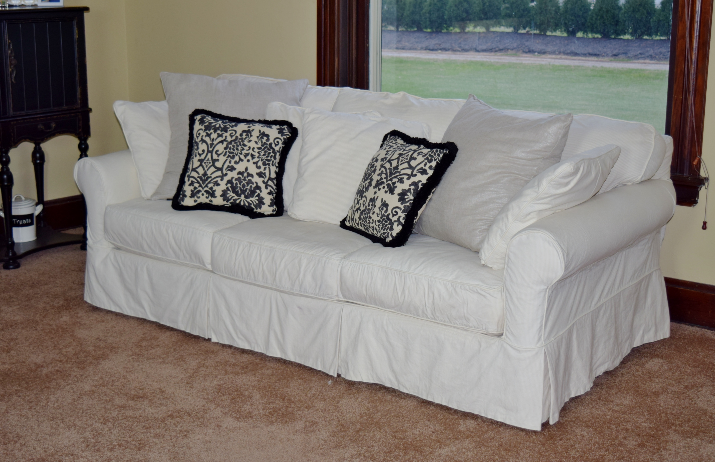 Arhaus 'Baldwin' Slipcovered Sofa EBTH