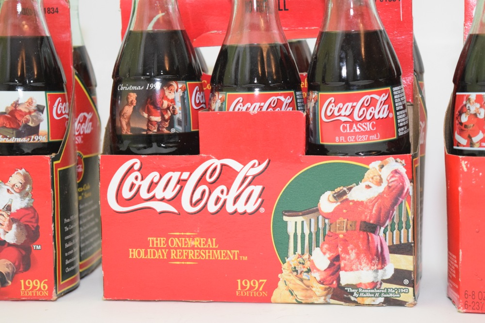 Christmas Coke Bottle Collection EBTH