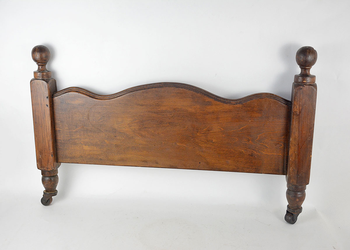 Antique Wooden Twin Bed EBTH