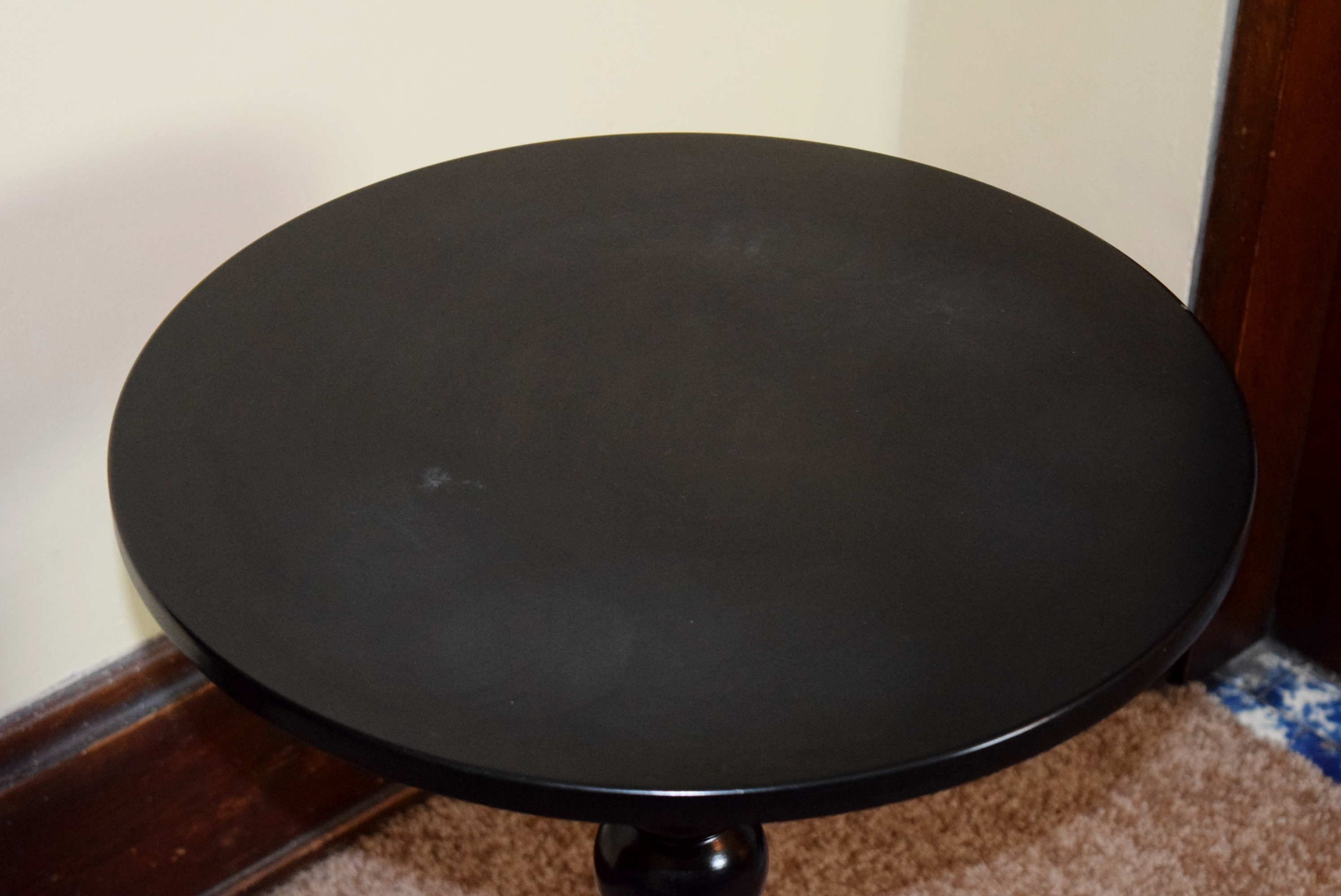 Small Black Side Table EBTH