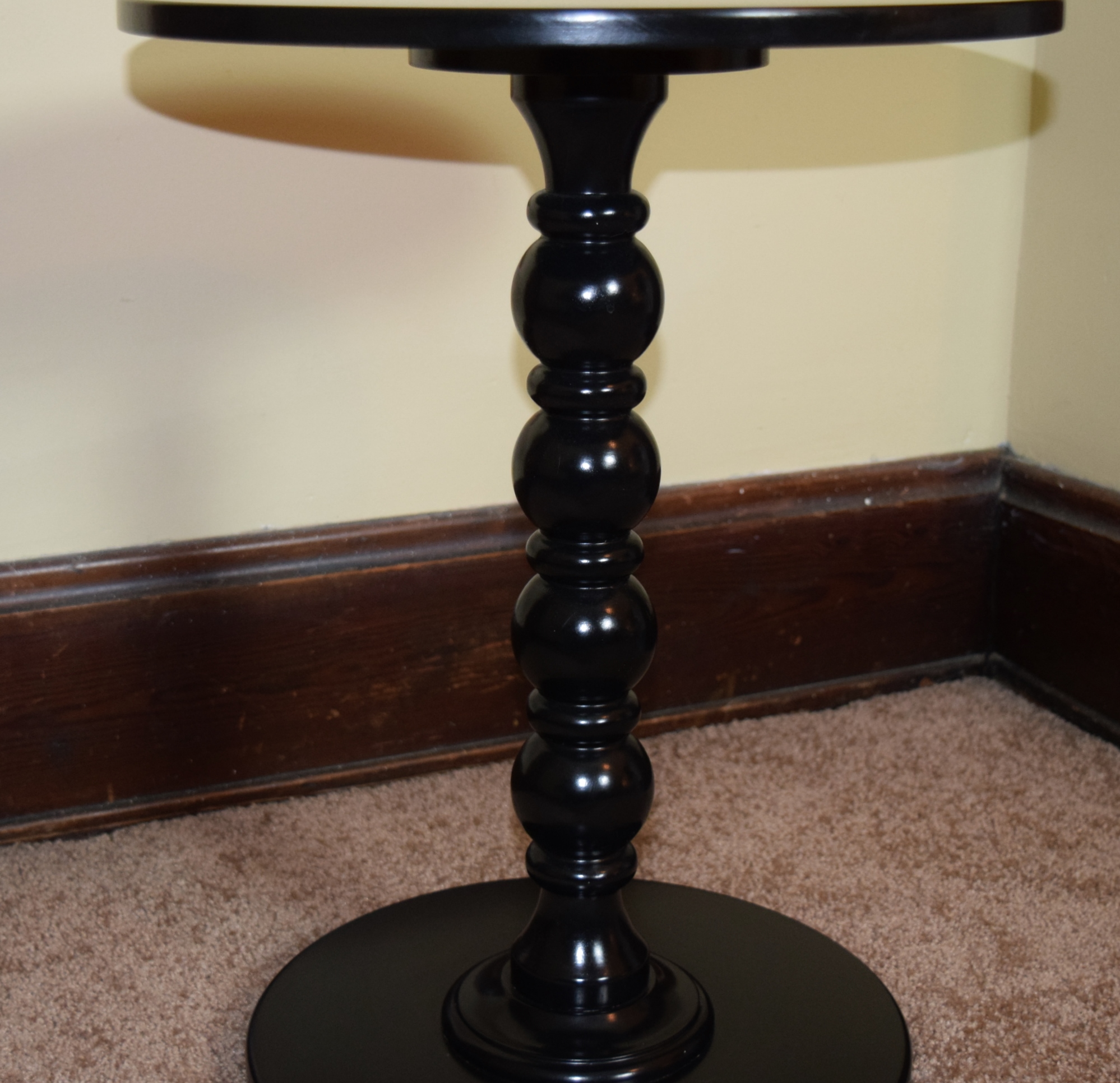 Small Black Side Table EBTH