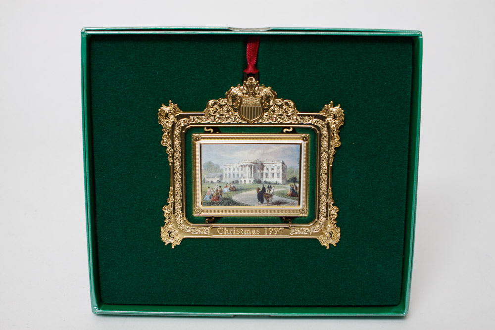 White House Historical Association Christmas Ornaments EBTH