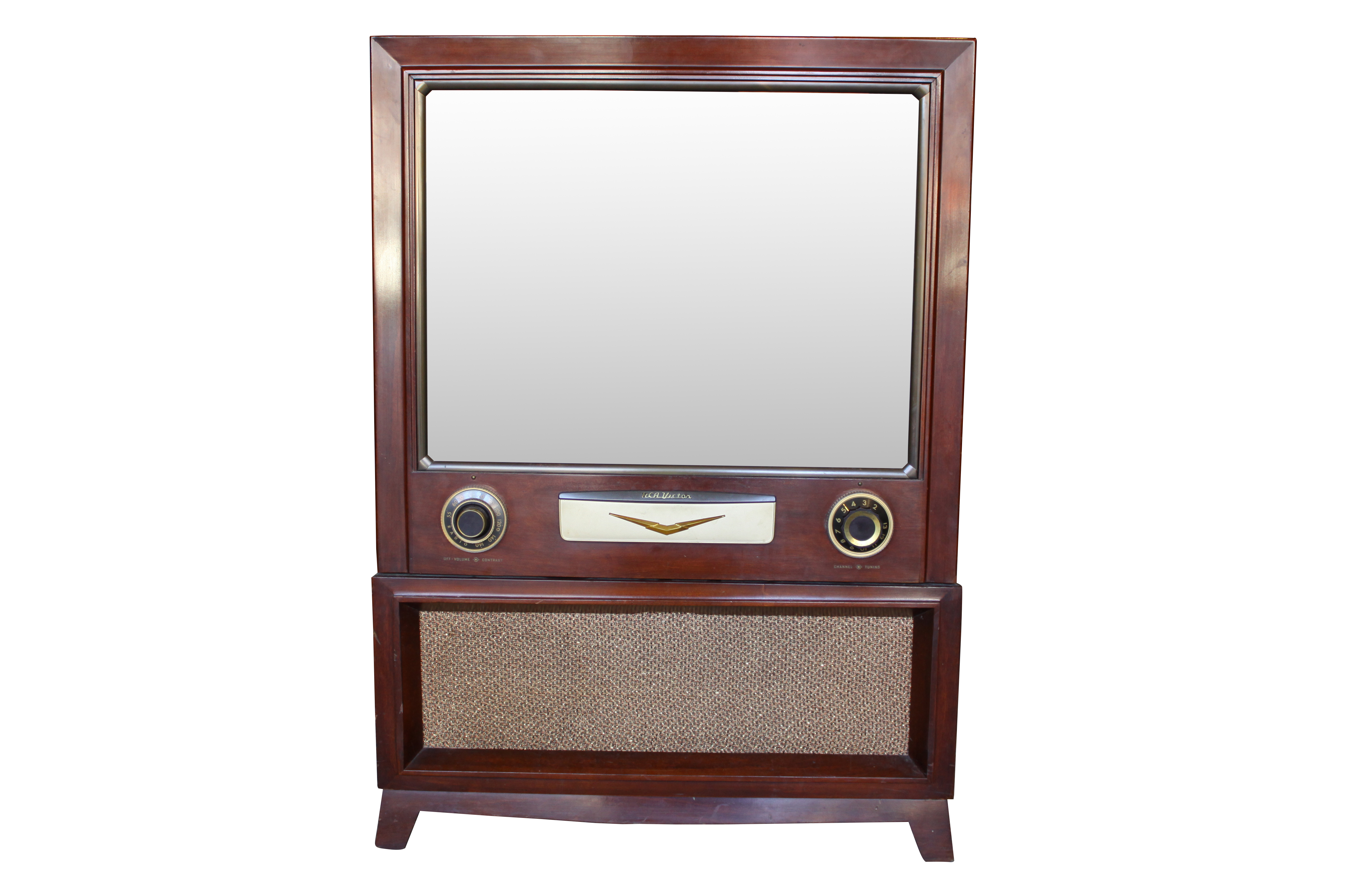 1950s RCA Victor CRT TV Console with Record Player EBTH