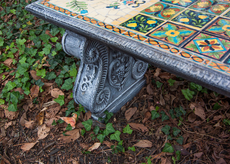 Mosaic Garden Bench | EBTH
