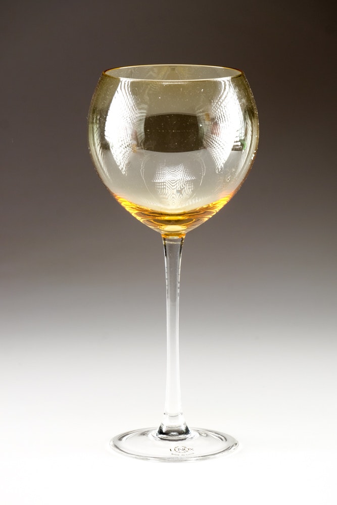 Download Lenox Color Gems Balloon Wine Glasses | EBTH