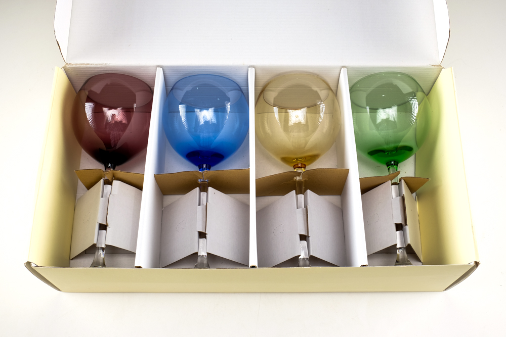 Lenox Color Gems Balloon Wine Glasses EBTH