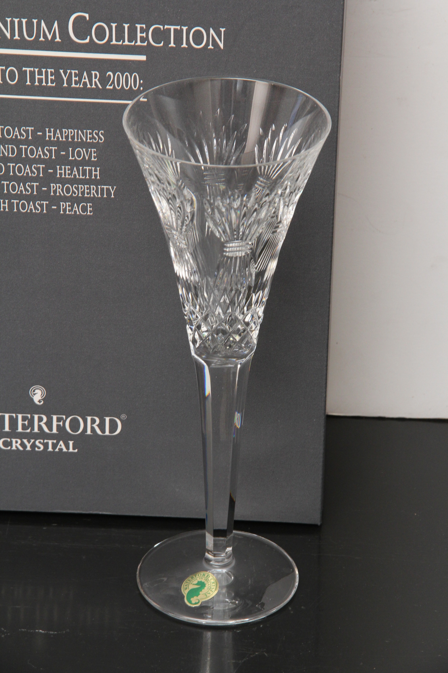 Waterford Crystal Millennium Collection Prosperity Toasting Flutes EBTH