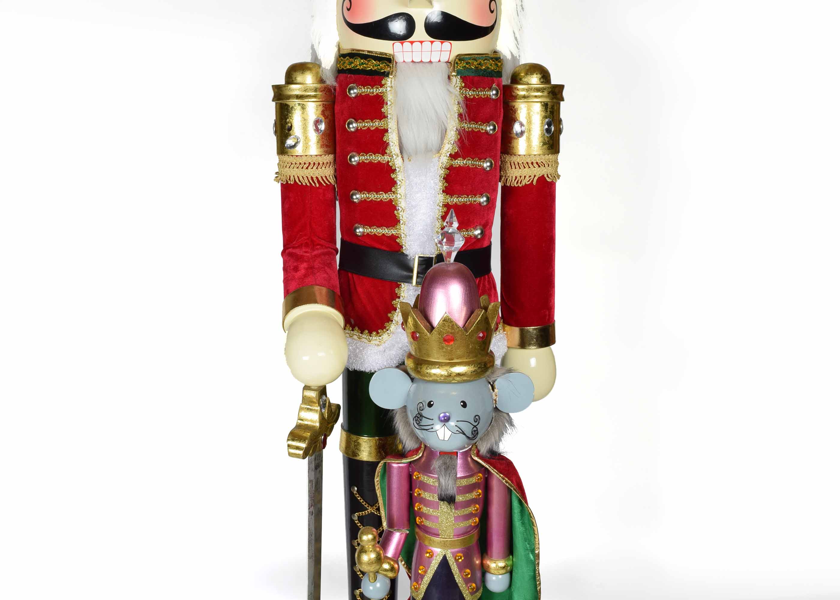 Large Nutcracker and Mouse King Display EBTH