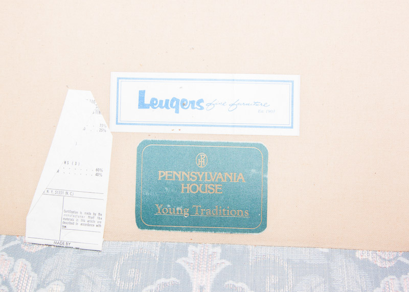 Pennsylvania House Furniture Couch with Floral Pattern EBTH