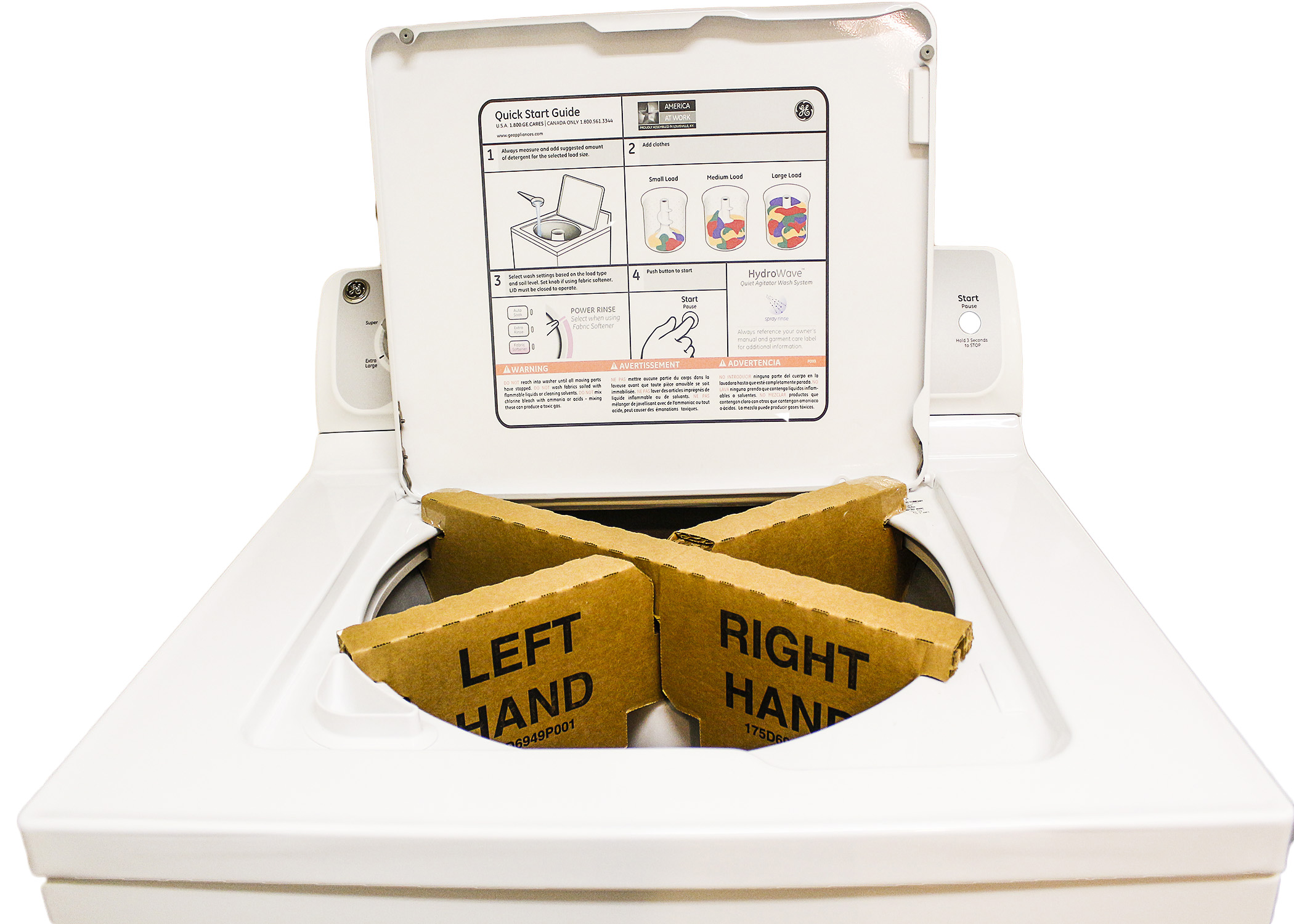 GE Hydrowave Washing Machine EBTH