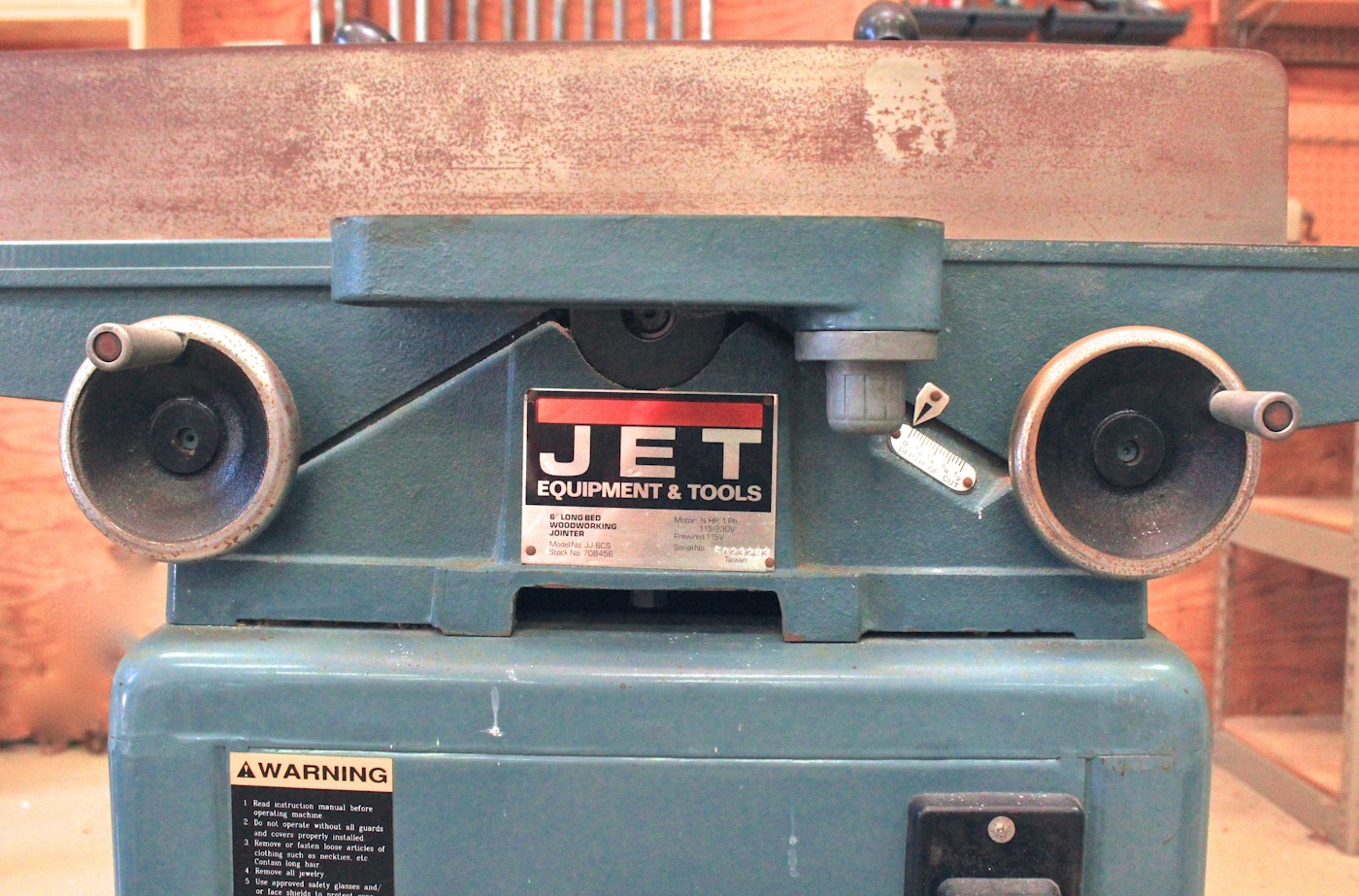 Jet Jointer Planer With Sears Craftsman Dust Collector : EBTH