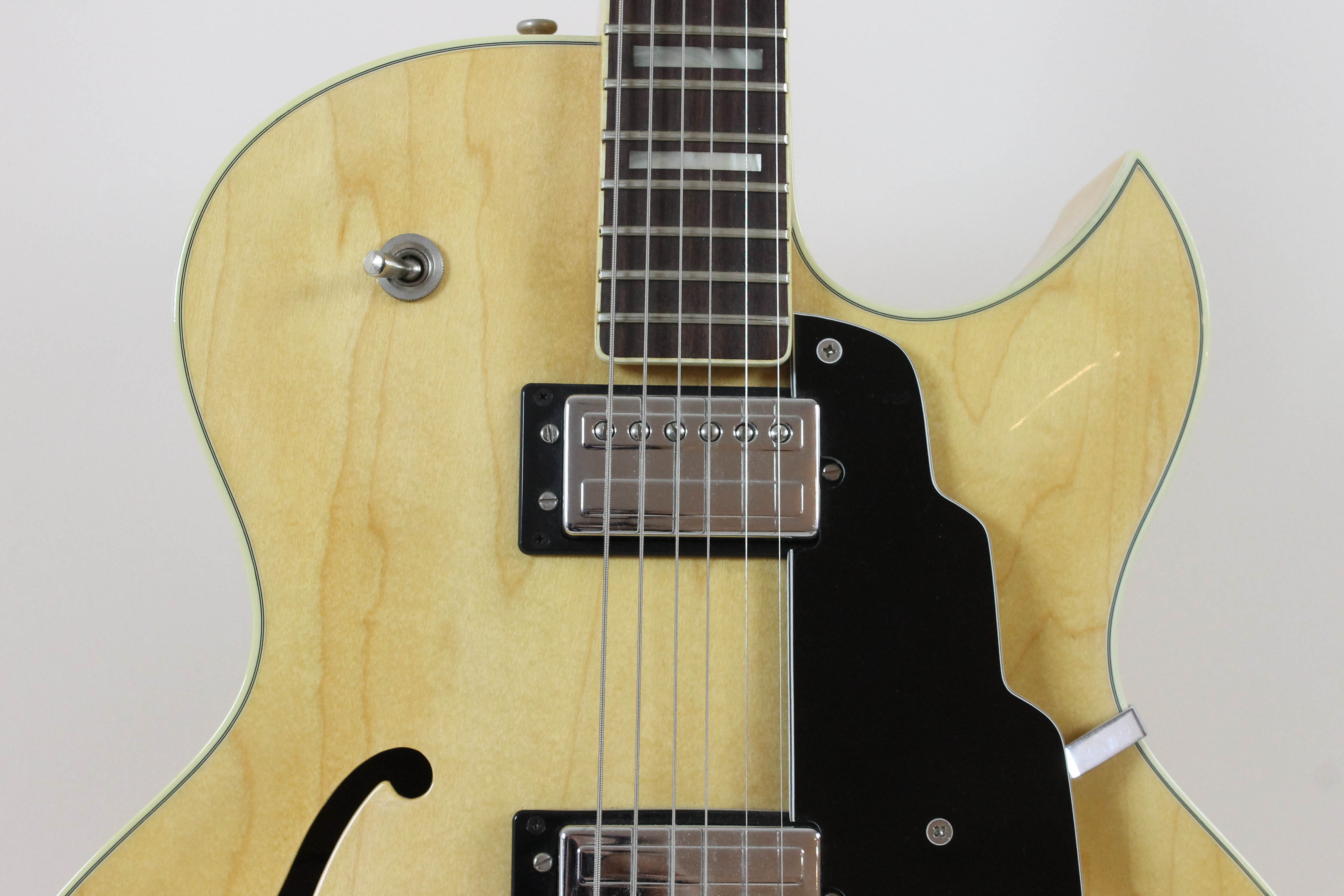 Vintage Guild CE 100D Hollow Body Electric Guitar With Case EBTH